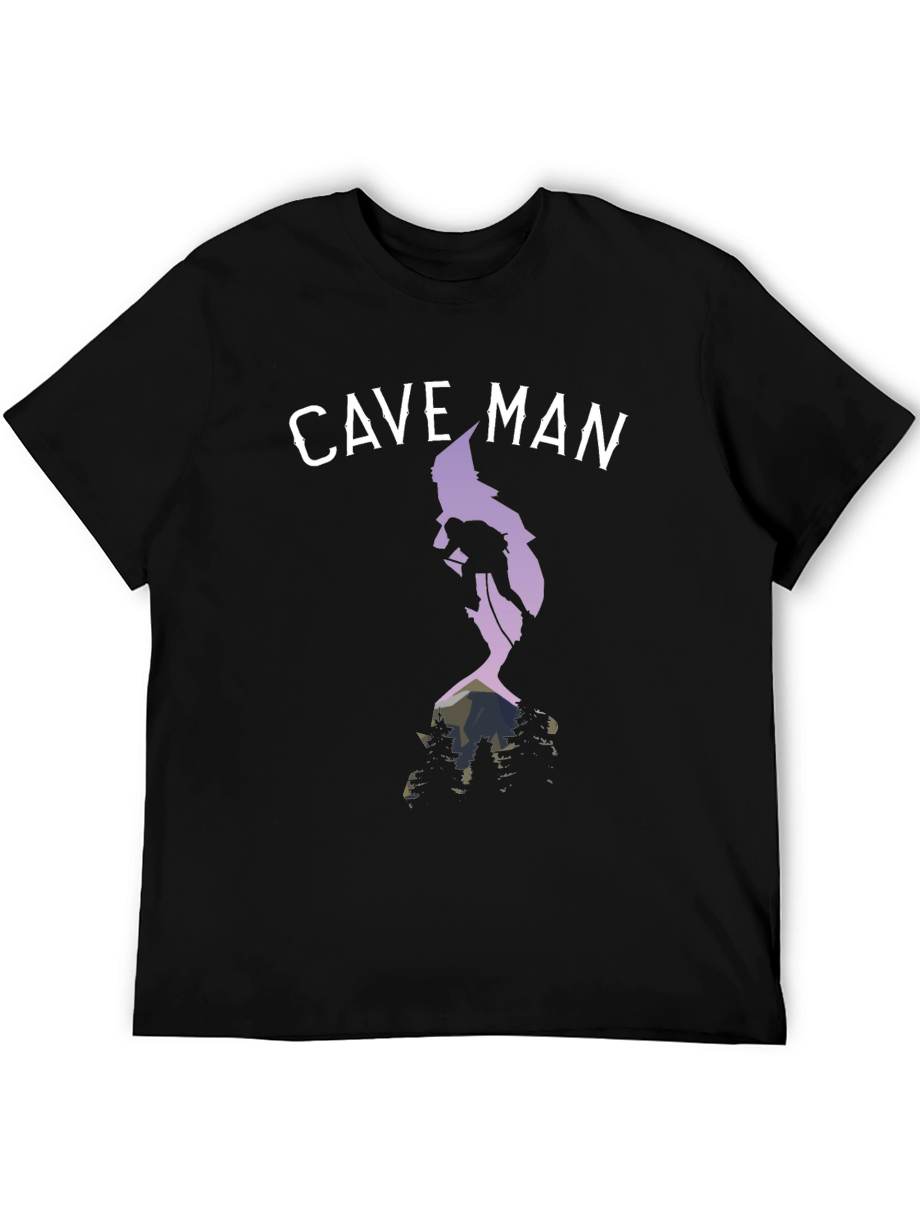 Cave Man Climbing T-Shirt