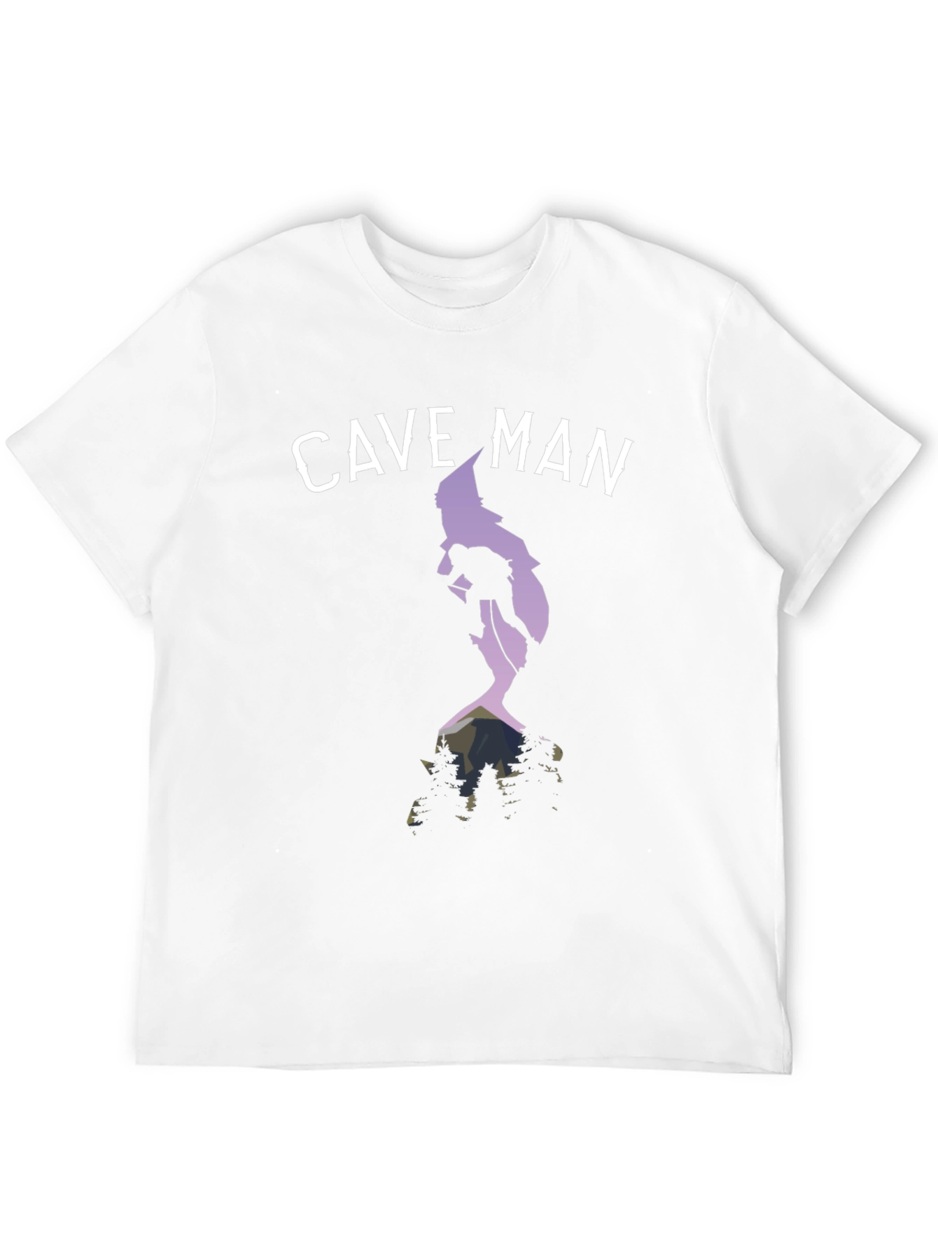 Cave Man Climbing T-Shirt
