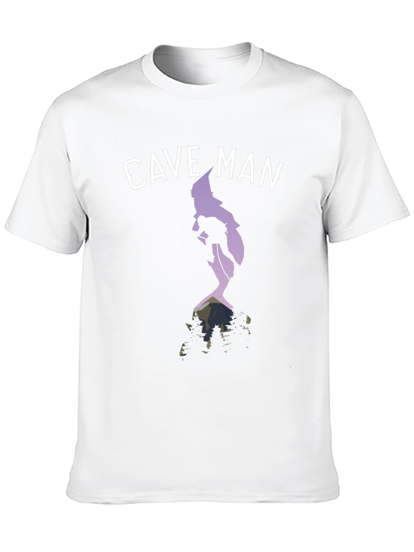 Cave Man Climbing T-Shirt