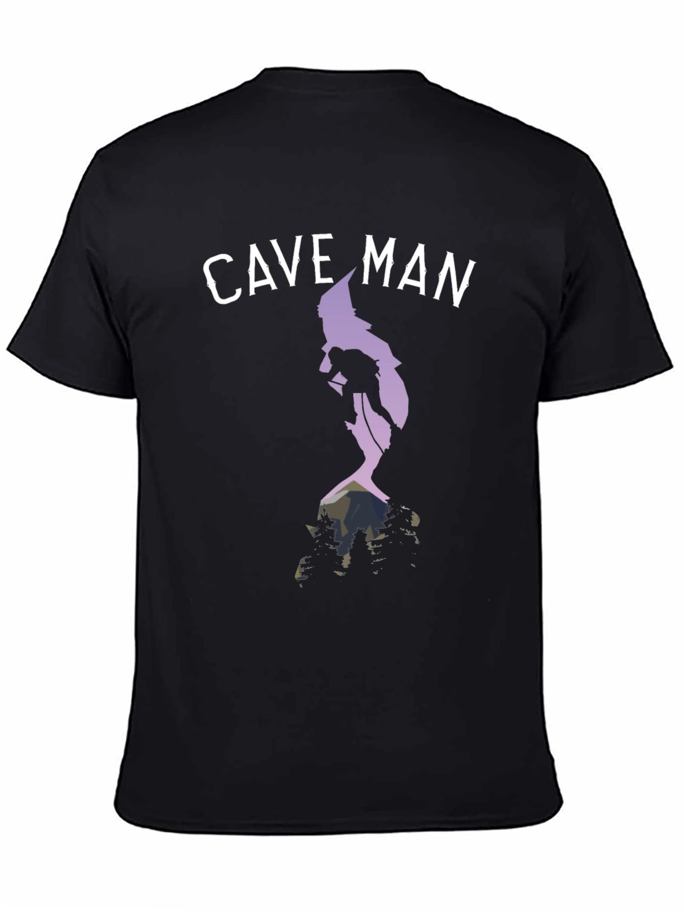 Cave Man Climbing T-Shirt