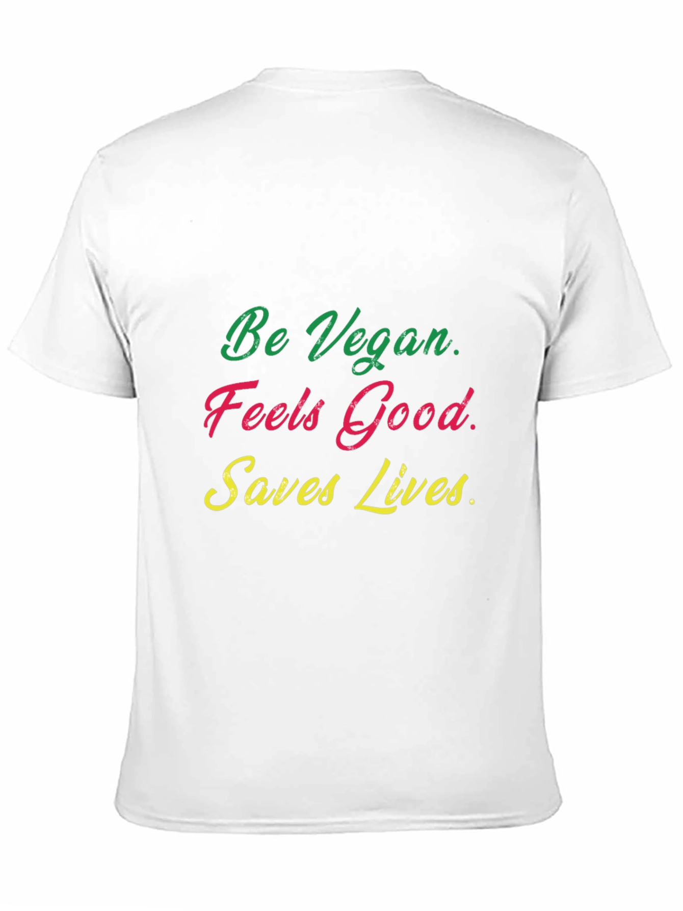 Vegan T-Shirt - Feels Good Saves Lives!