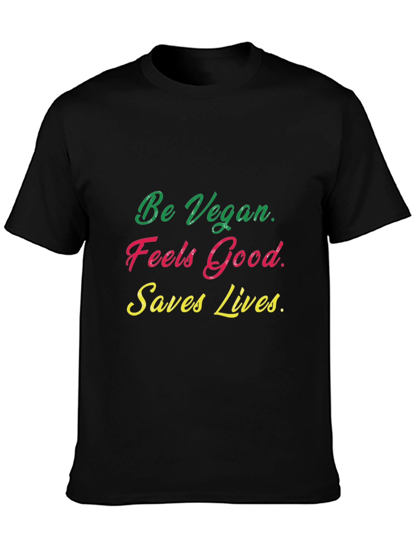 Vegan T-Shirt - Feels Good Saves Lives!