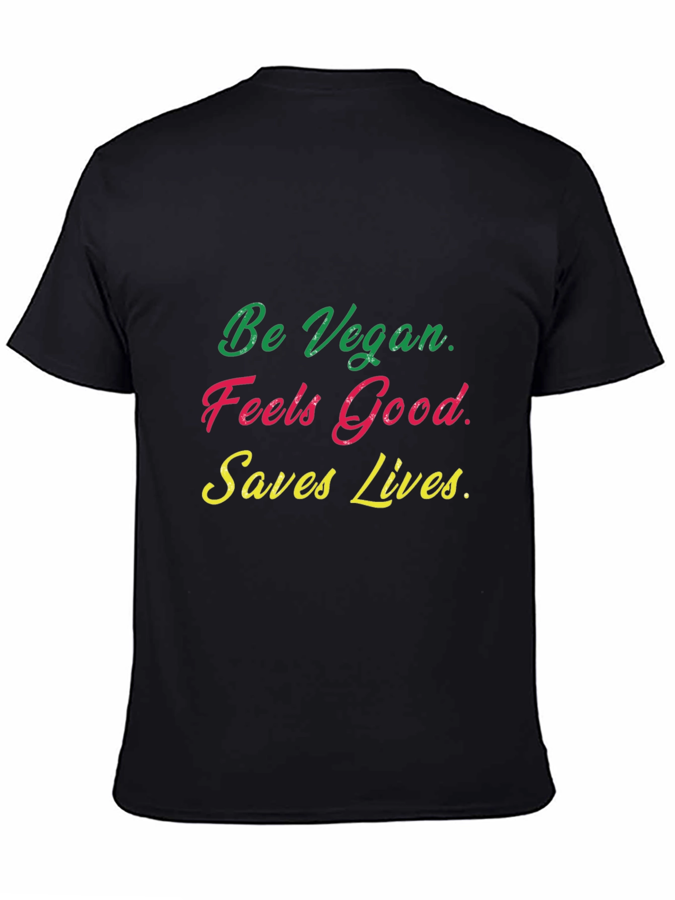 Vegan T-Shirt - Feels Good Saves Lives!