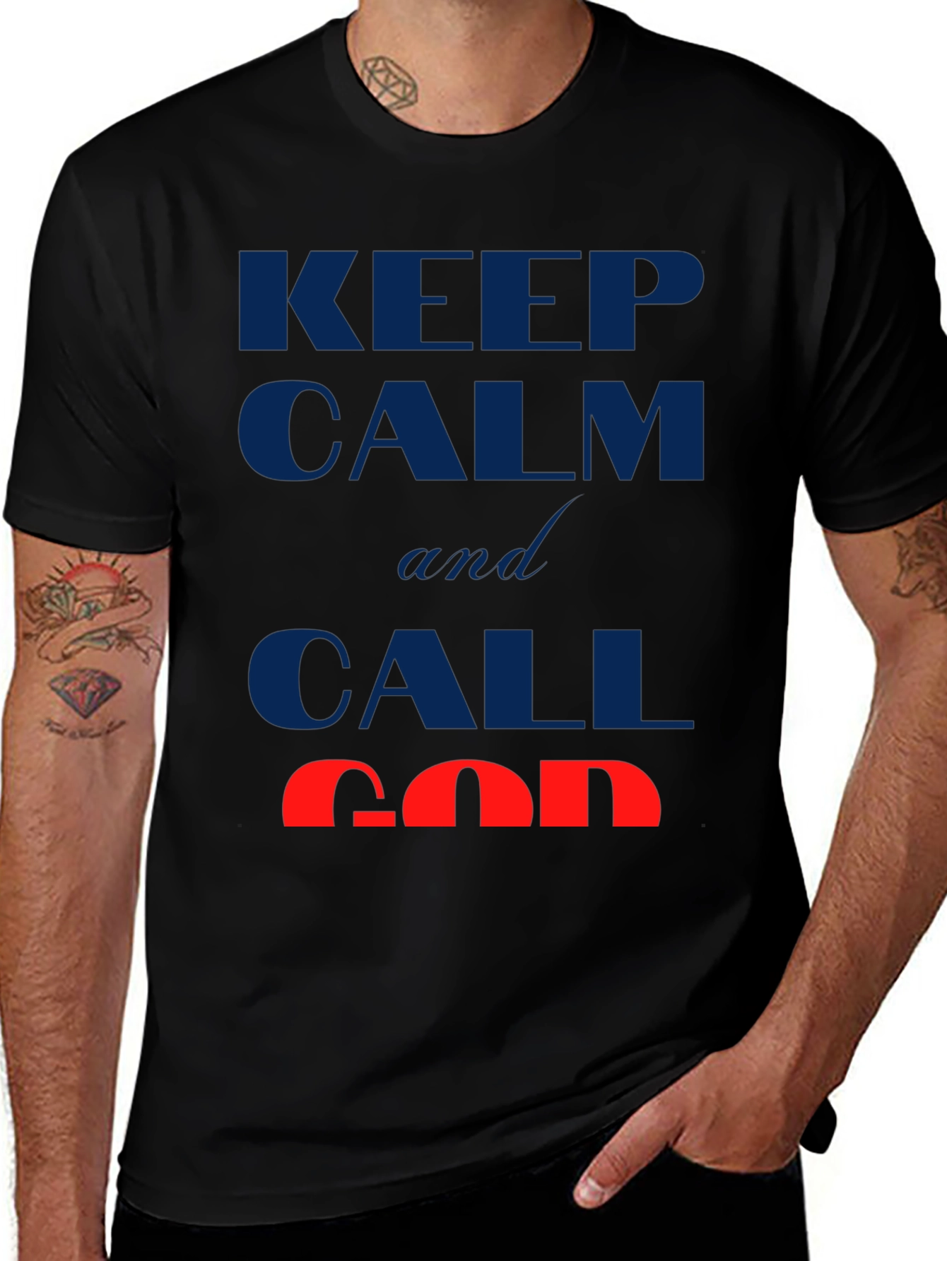Keep Calm and Call God T-Shirt