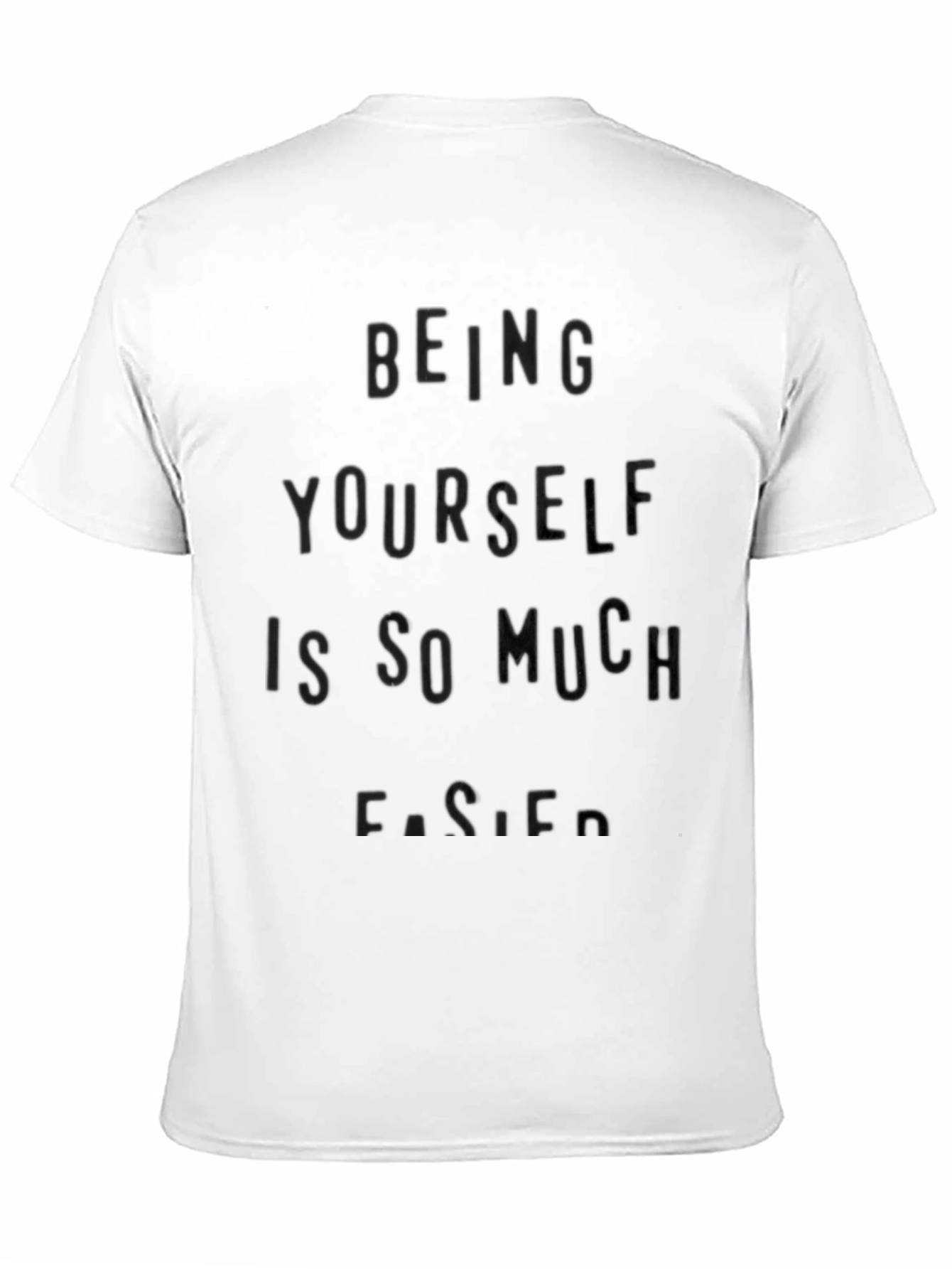 Being Yourself Tee - Soft Black T-Shirt