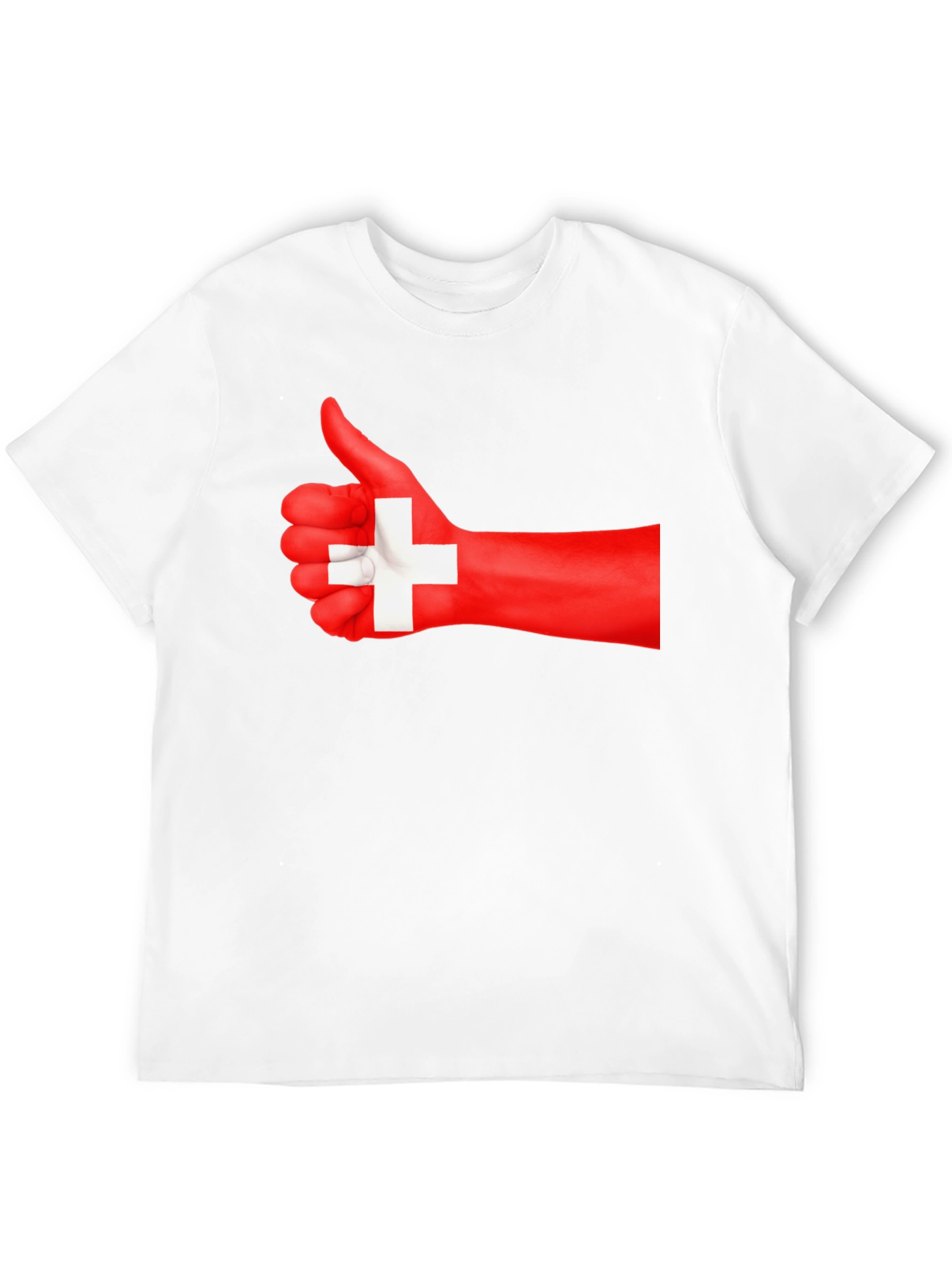 Thumbs Up Swiss Flag T-Shirt