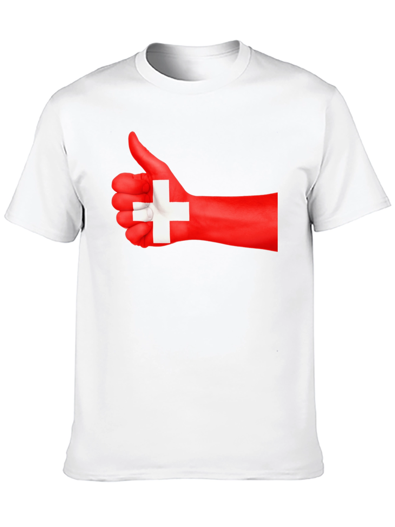 Thumbs Up Swiss Flag T-Shirt
