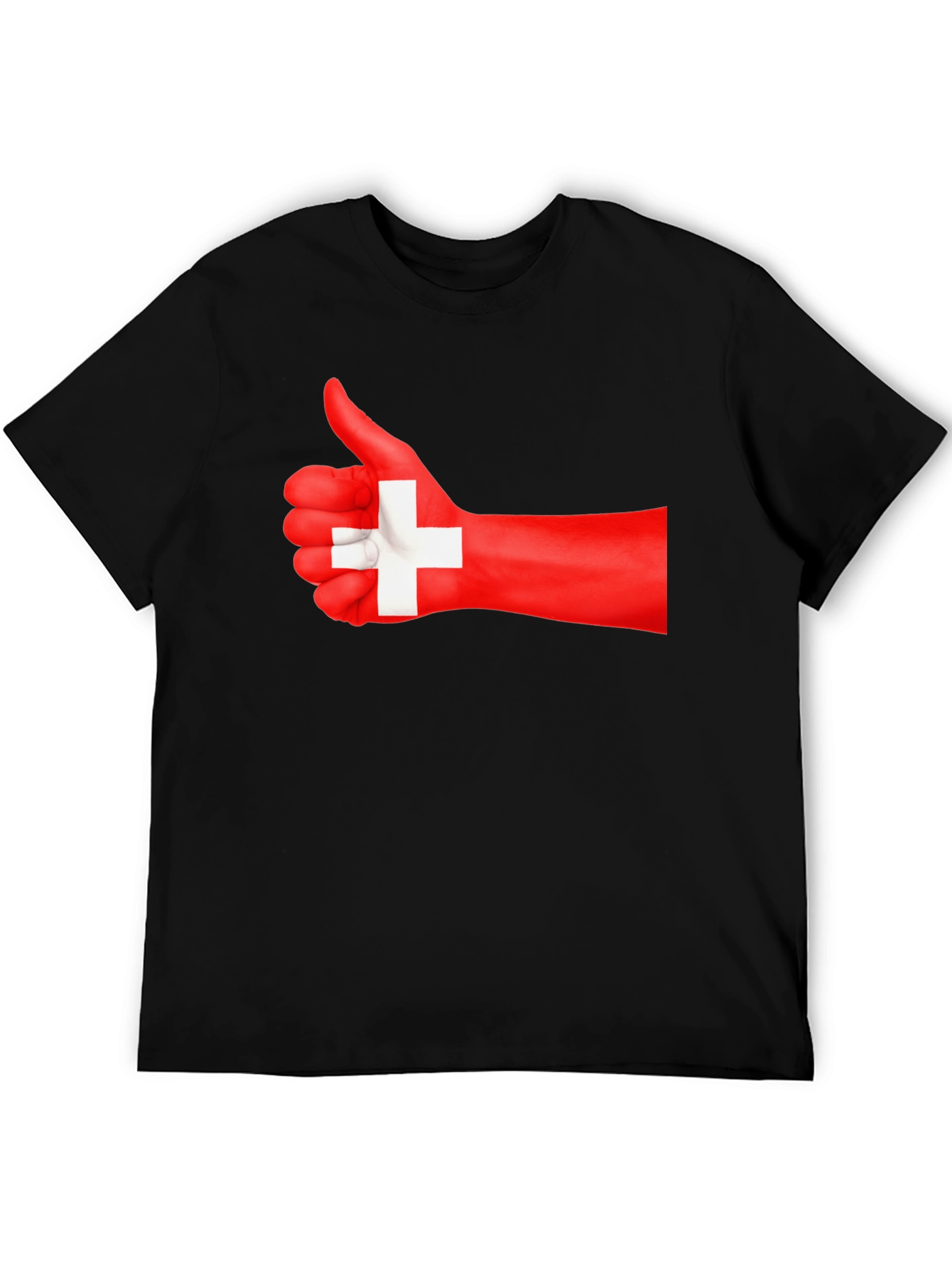 Thumbs Up Swiss Flag T-Shirt