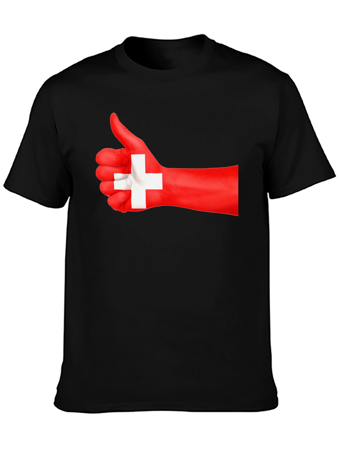 Thumbs Up Swiss Flag T-Shirt