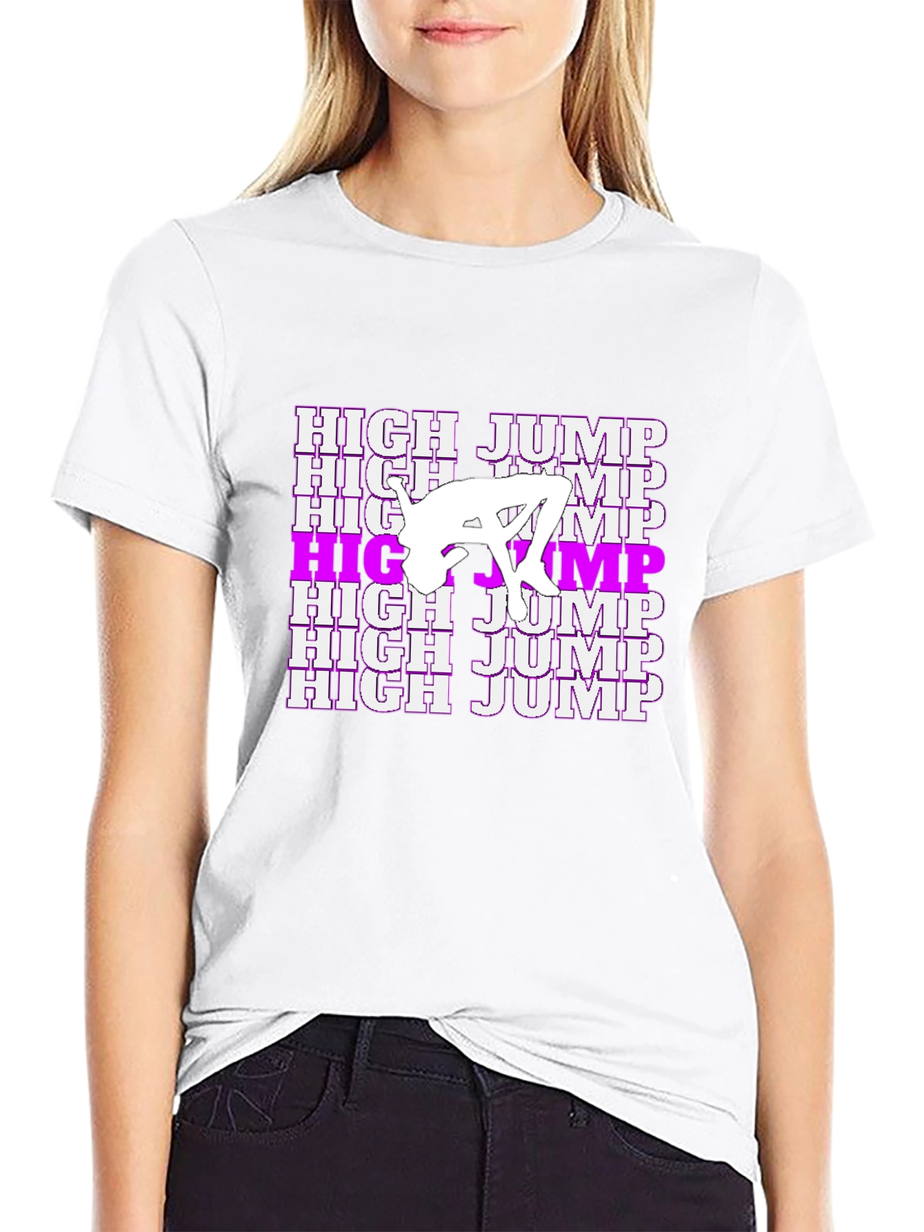 High Jump Graphic Tee - Stylish Athletic Design