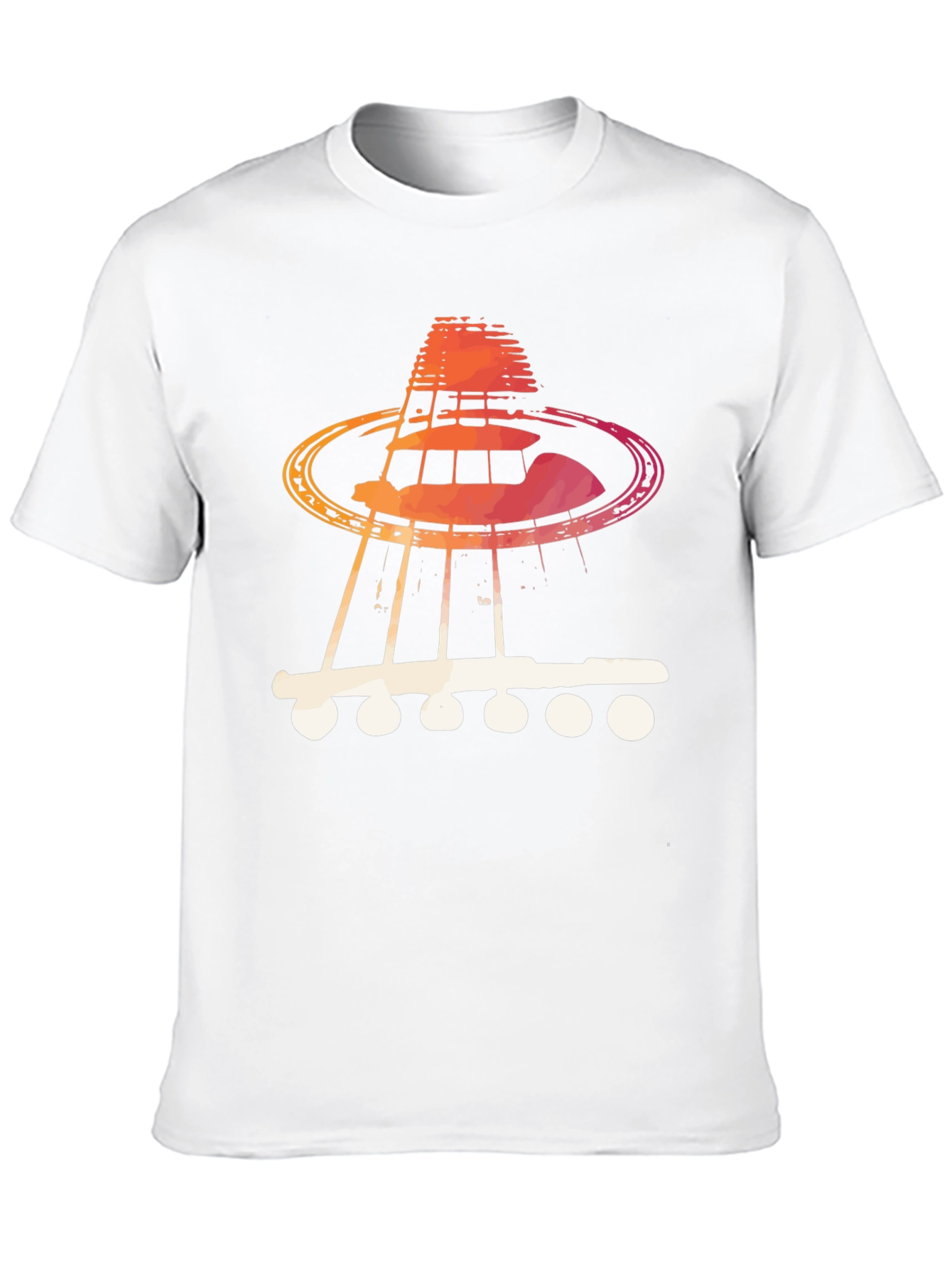 Guitar UFO T-Shirt - Music Lover Tee