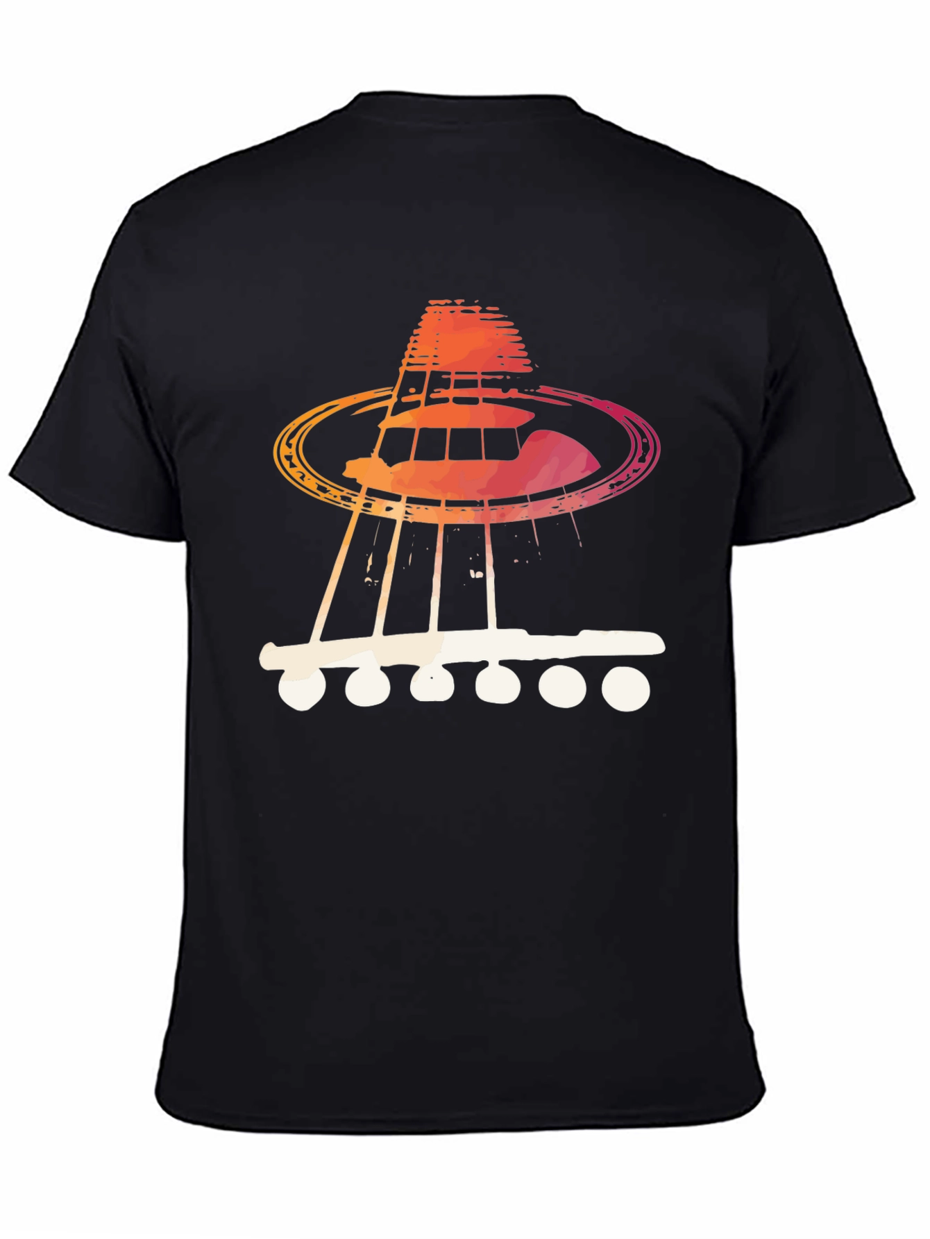 Guitar UFO T-Shirt - Music Lover Tee