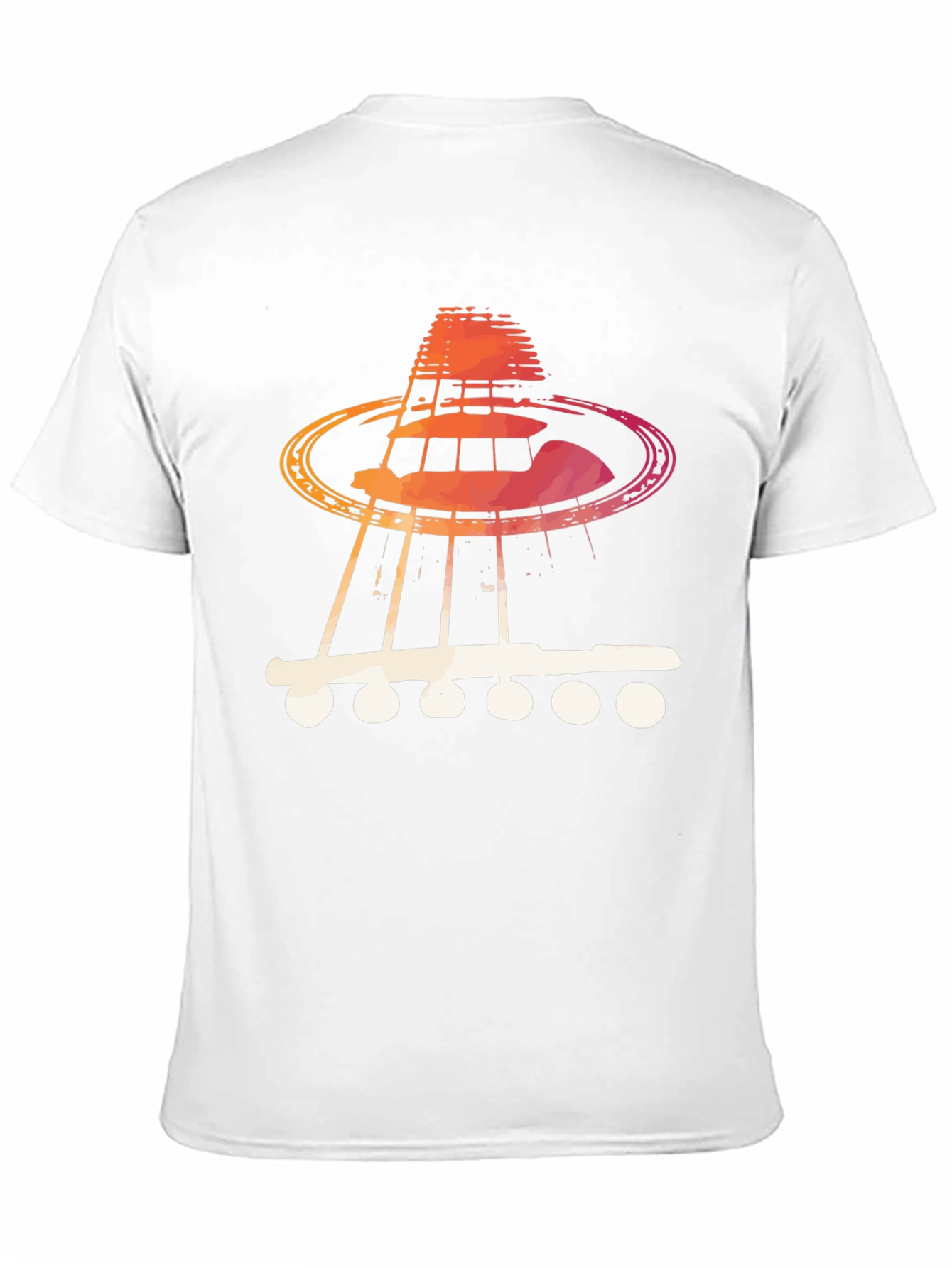 Guitar UFO T-Shirt - Music Lover Tee