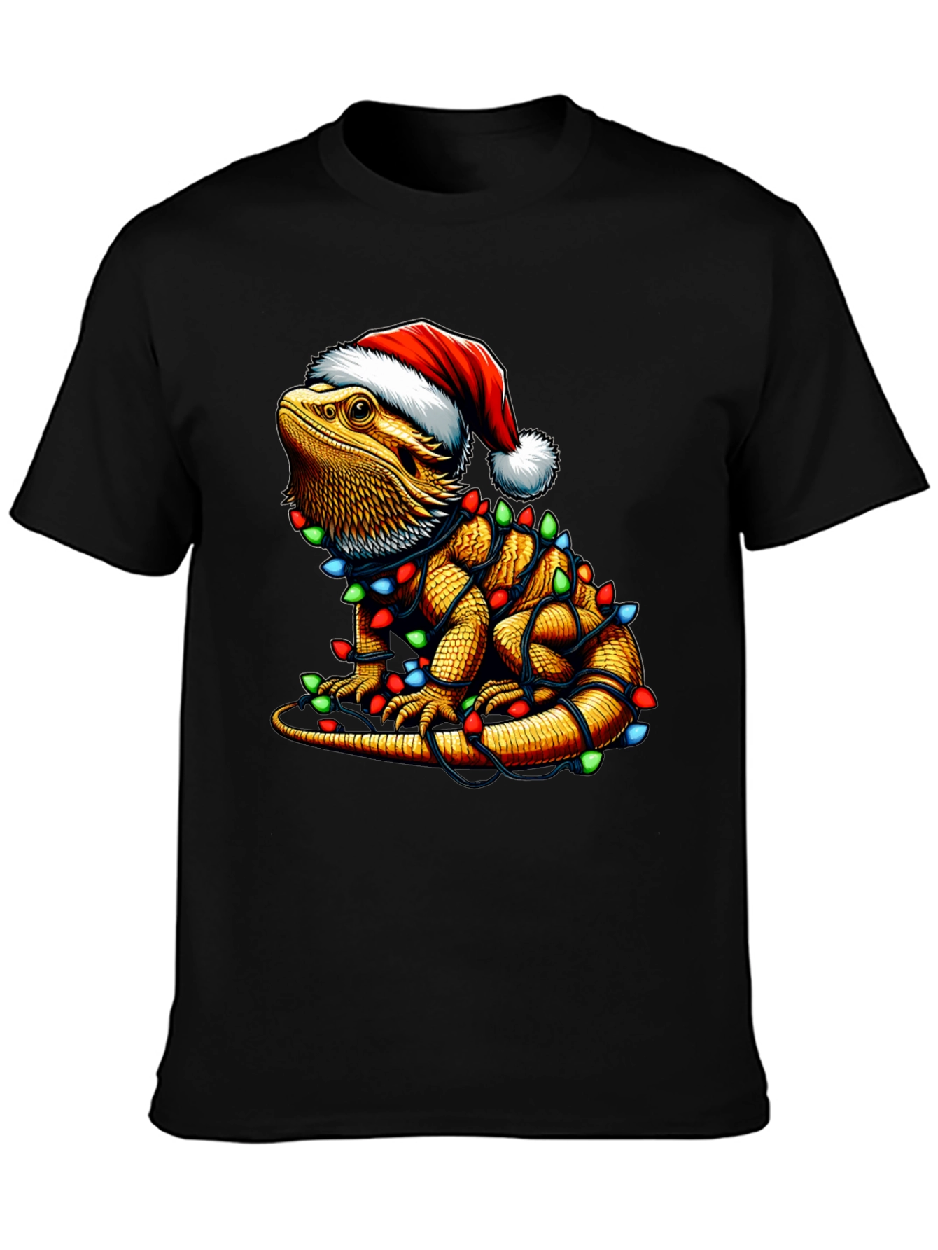 Festive Bearded Dragon Christmas T-Shirt
