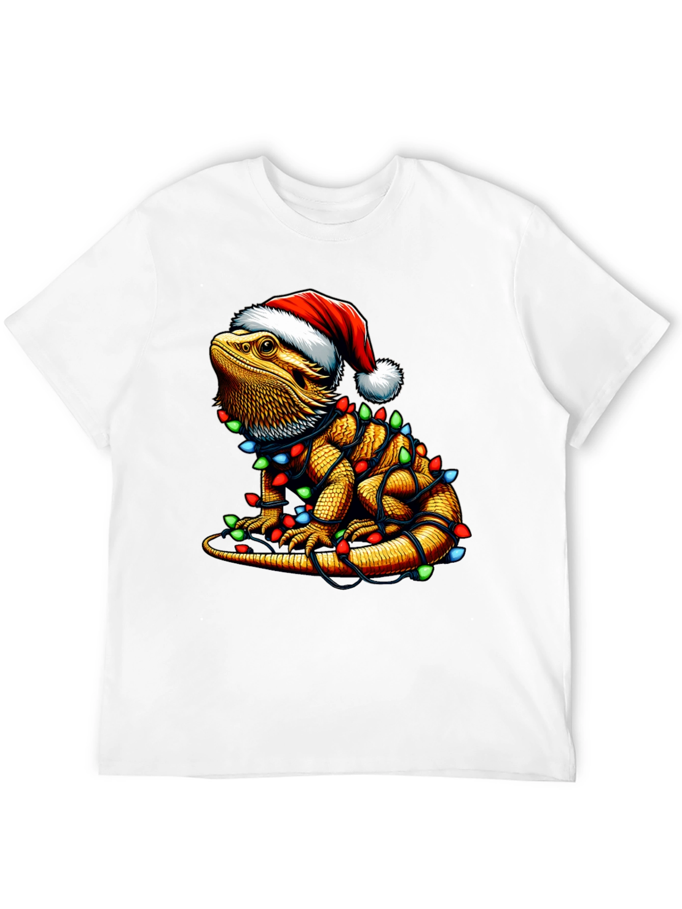 Festive Bearded Dragon Christmas T-Shirt