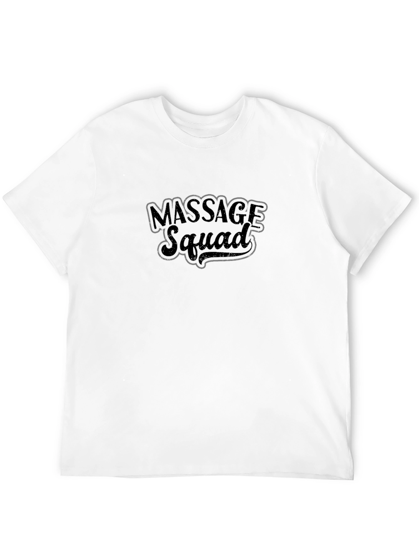 Massage Squad Black T-Shirt