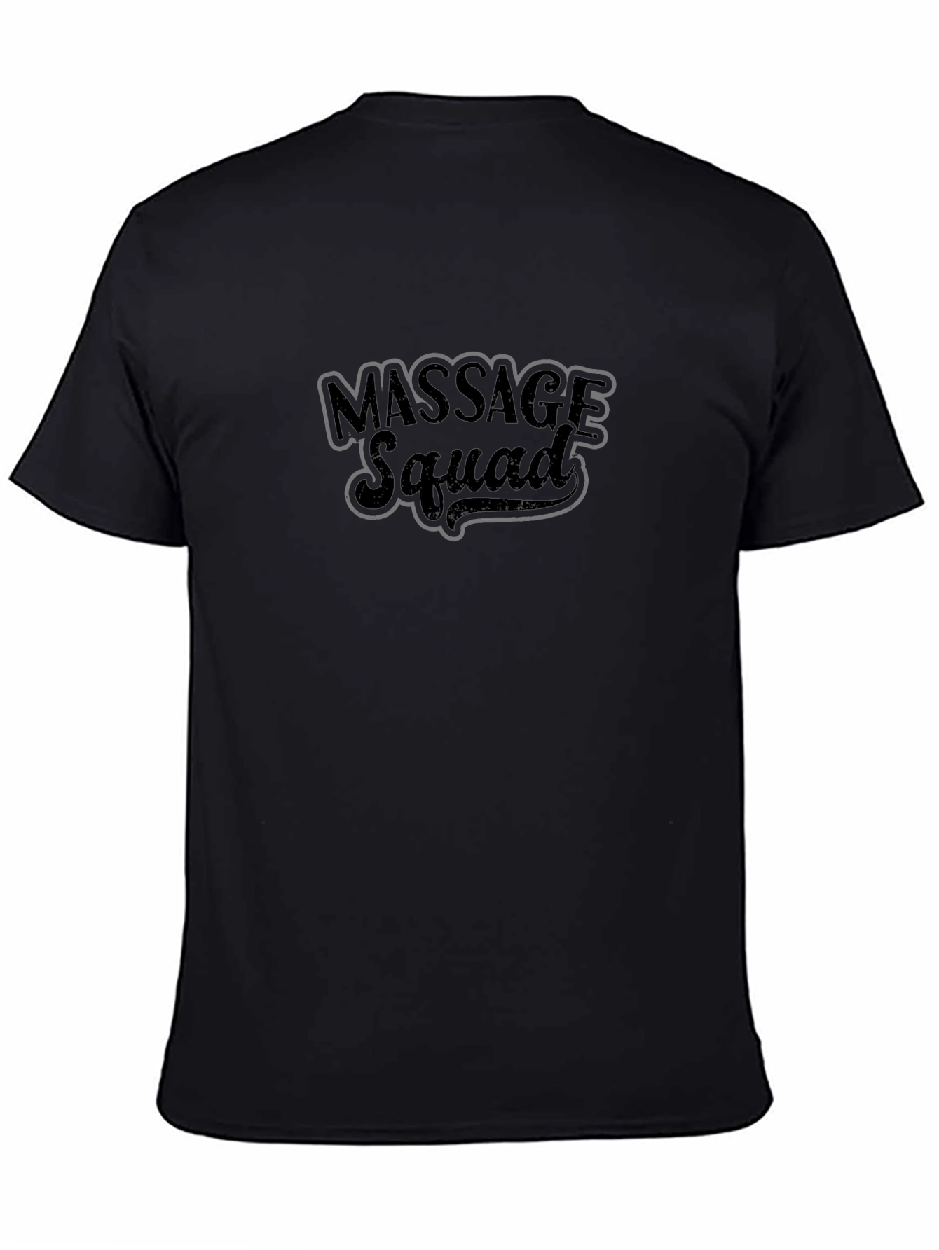Massage Squad Black T-Shirt