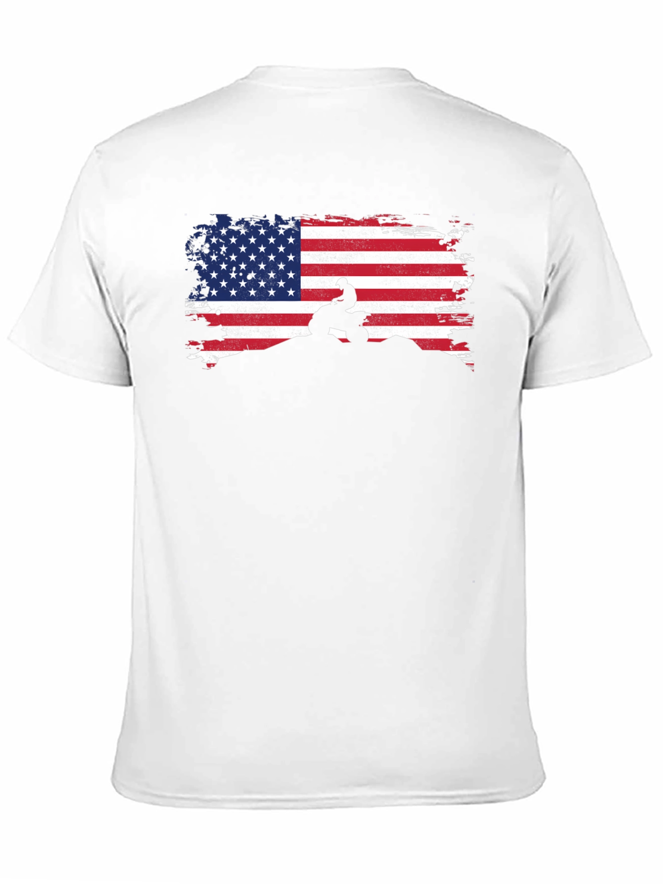 Patriotic ATV T-Shirt - USA Flag Design