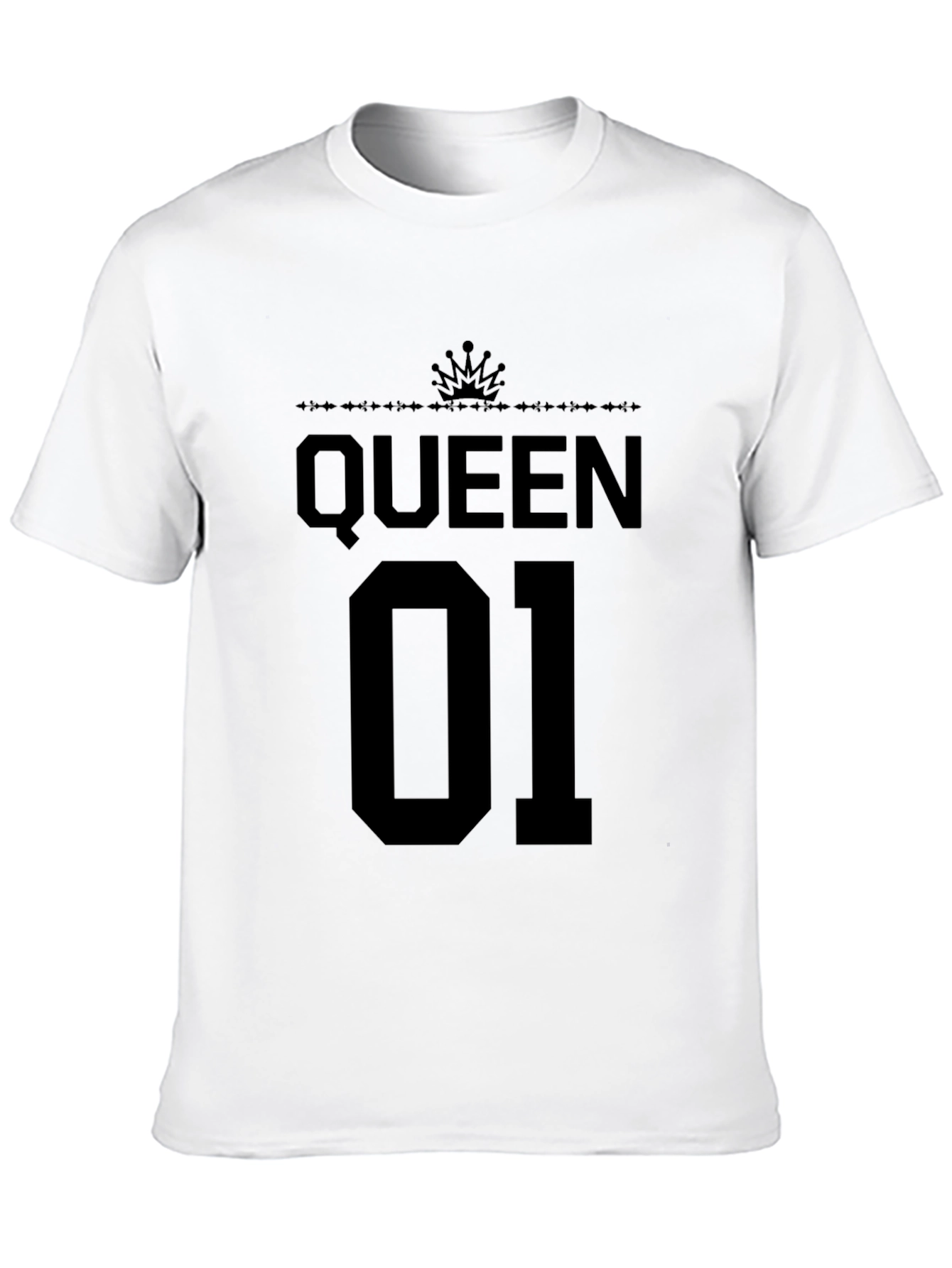 Queen 01 T-Shirt - Black Graphic Tee