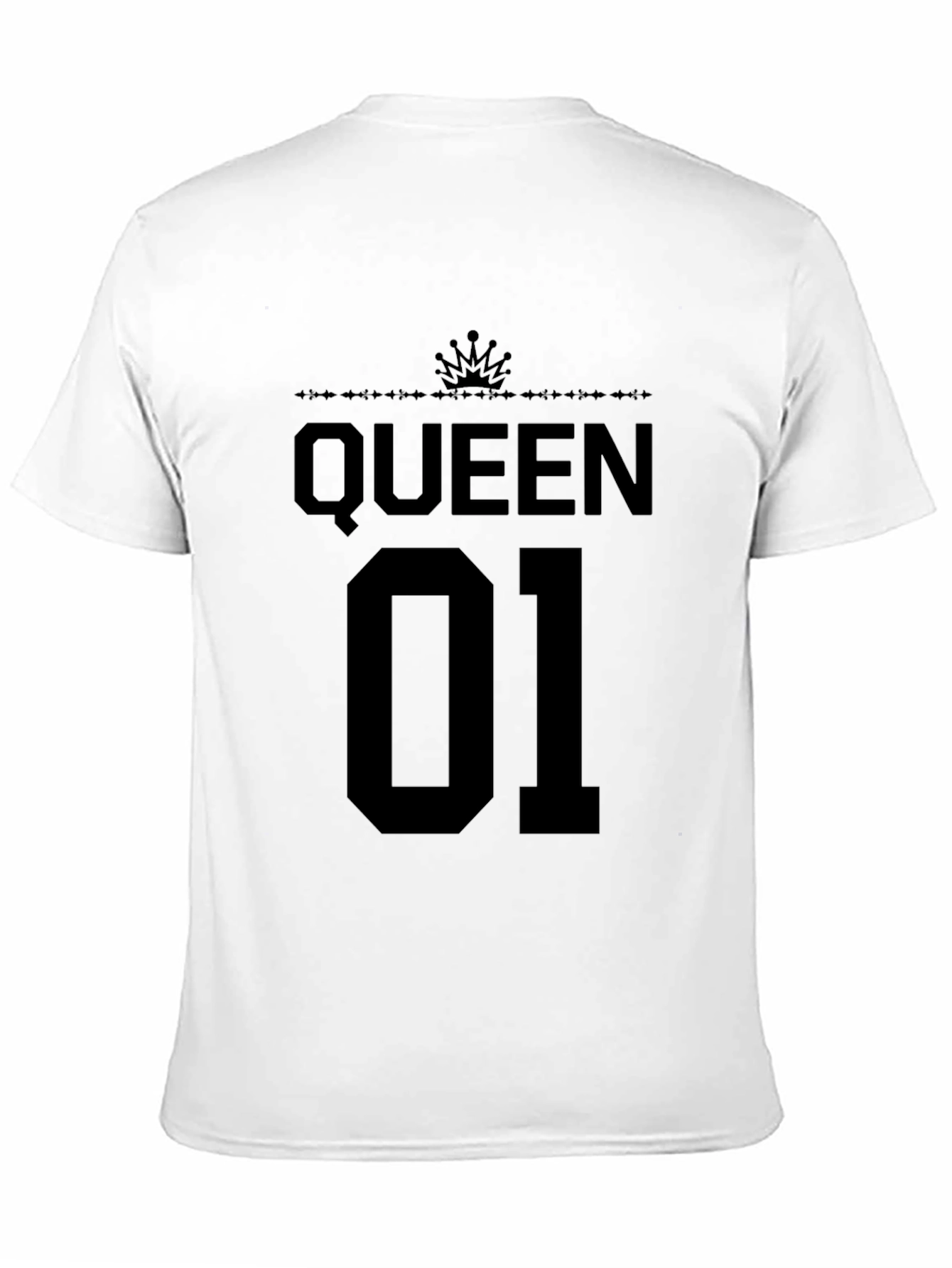 Queen 01 T-Shirt - Black Graphic Tee