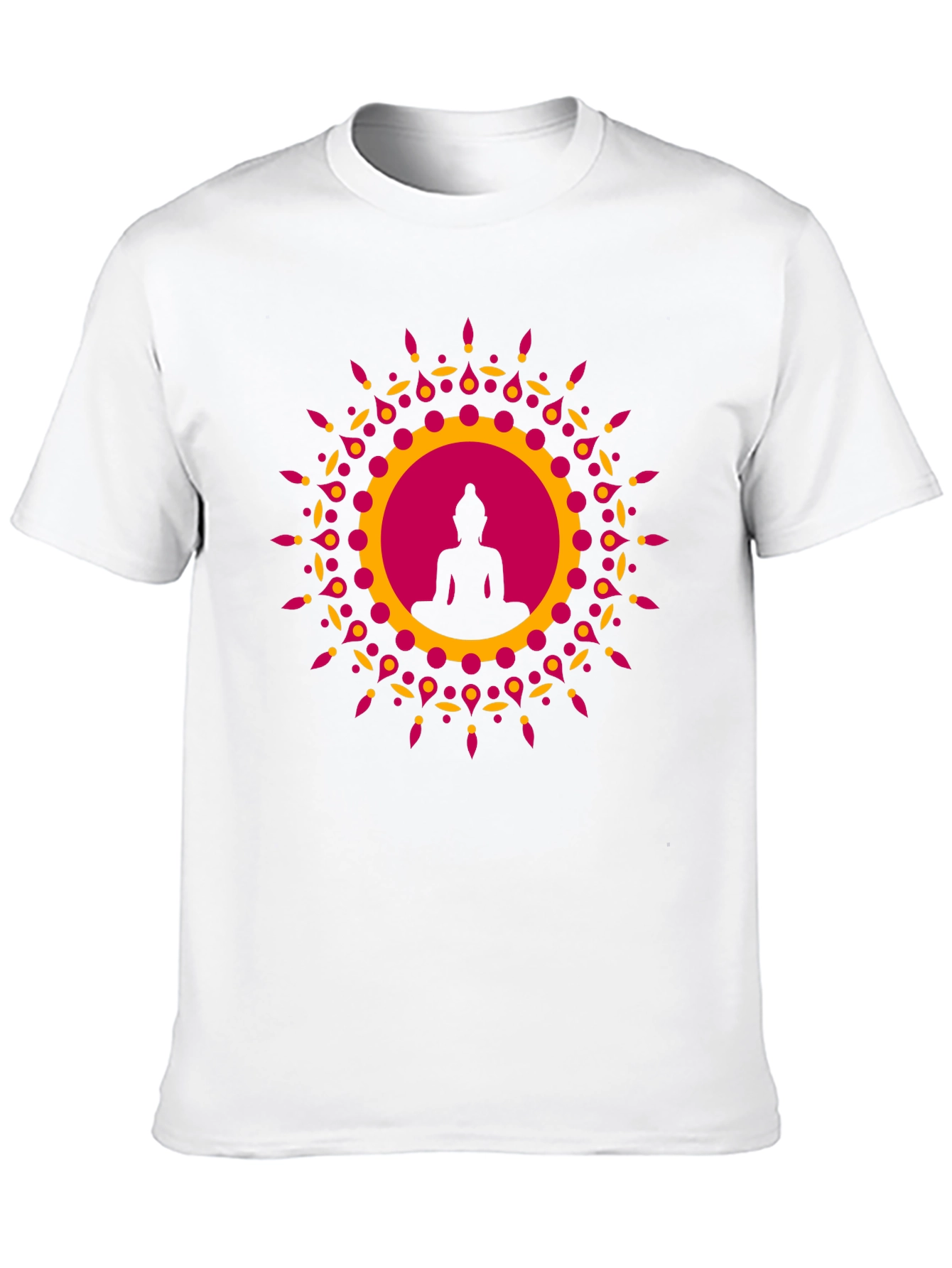 Buddha Mandala Graphic Tee - Relaxed Fit