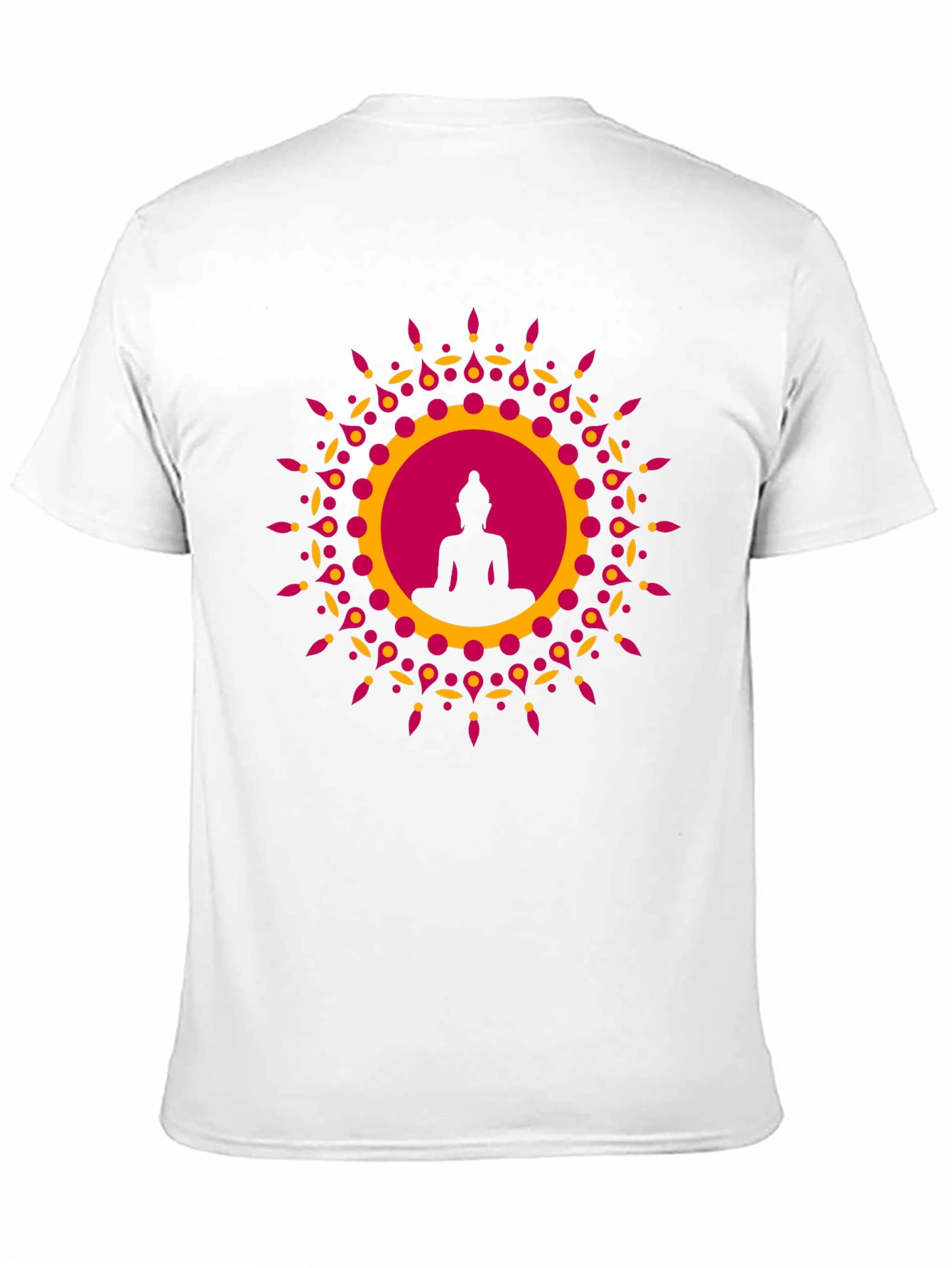 Buddha Mandala Graphic Tee - Relaxed Fit