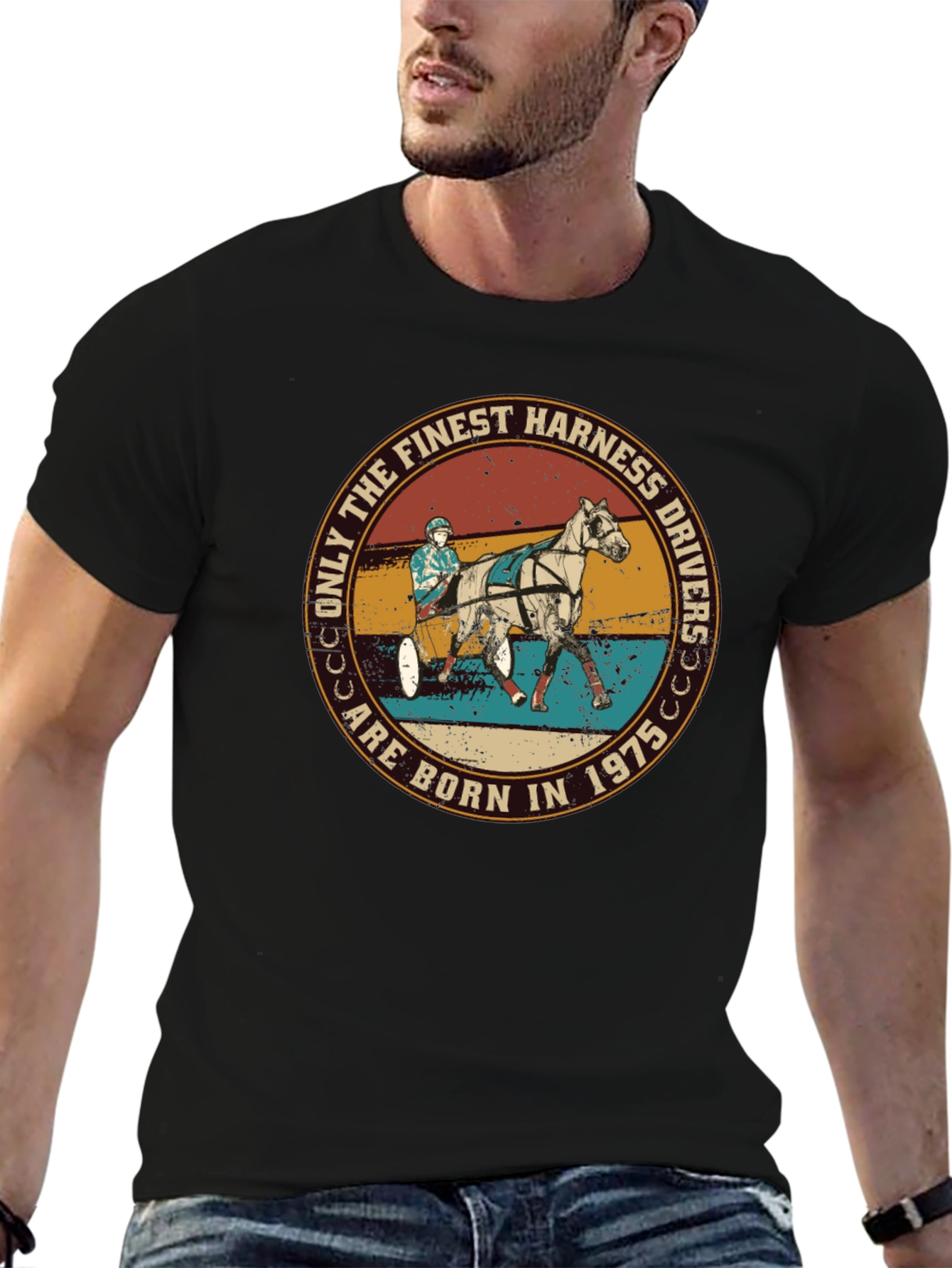 Finest Harness Drivers Born in 1975 T-Shirt