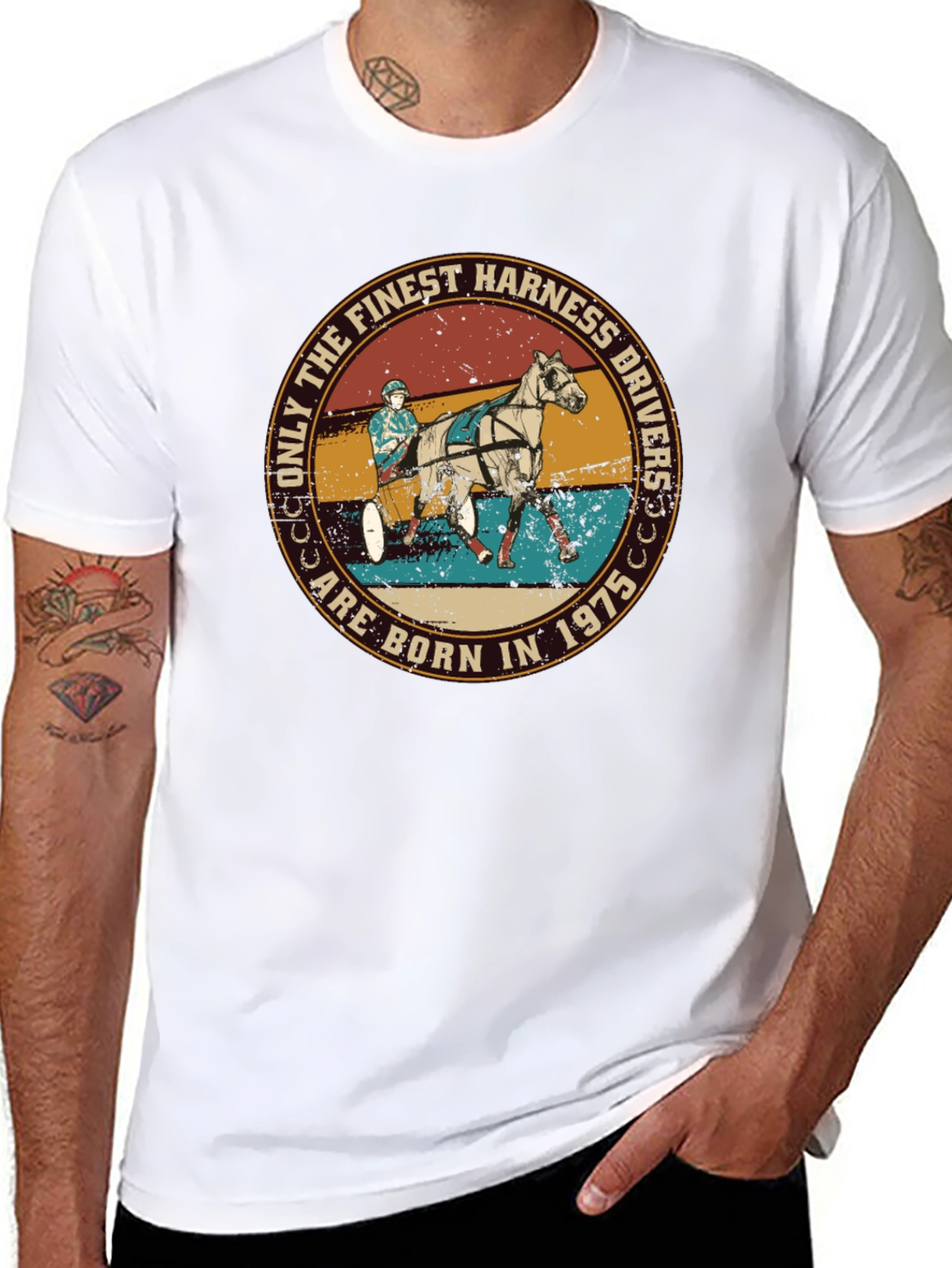 Finest Harness Drivers Born in 1975 T-Shirt