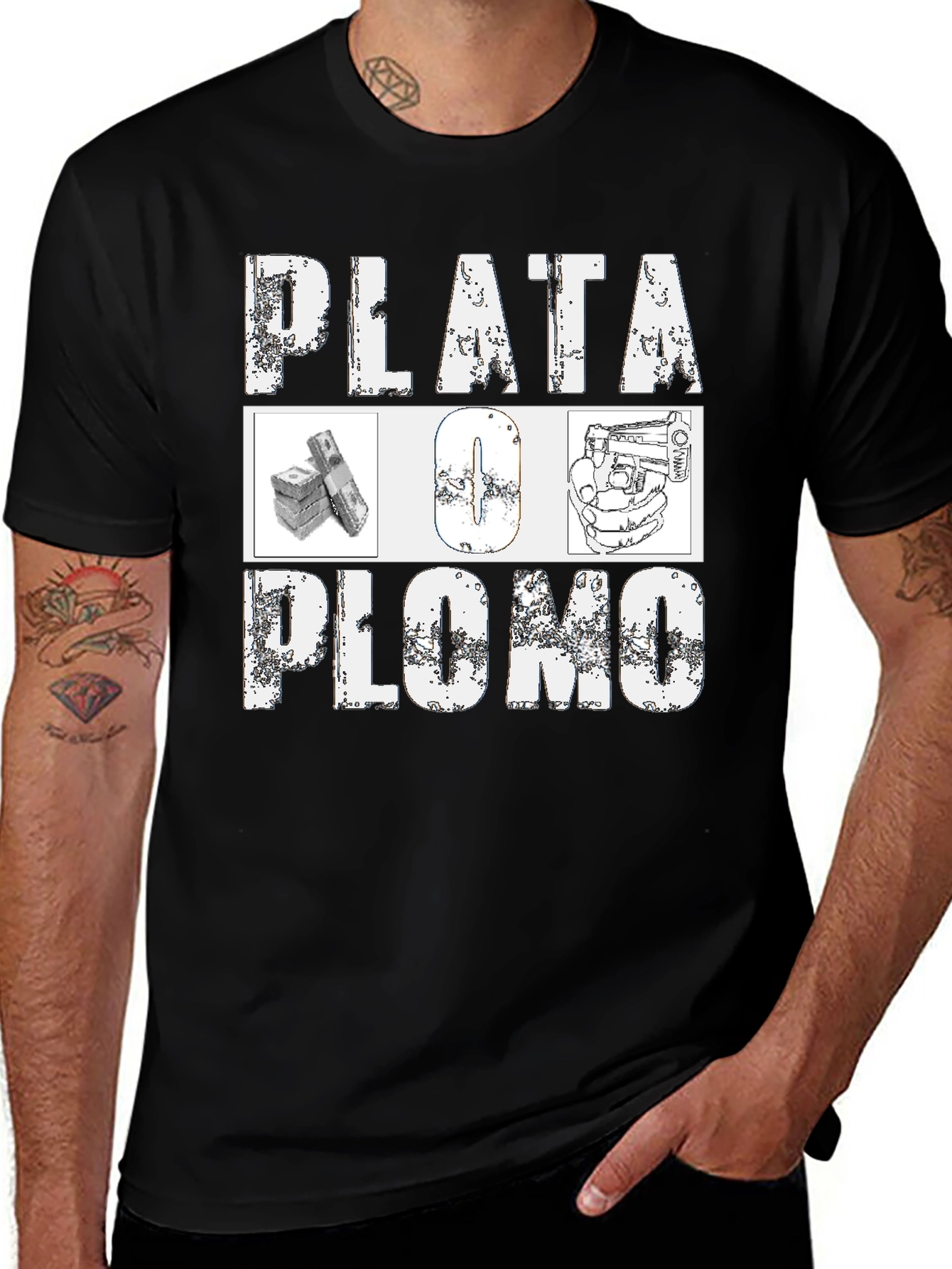 Plata O Plomo Graphic T-Shirt