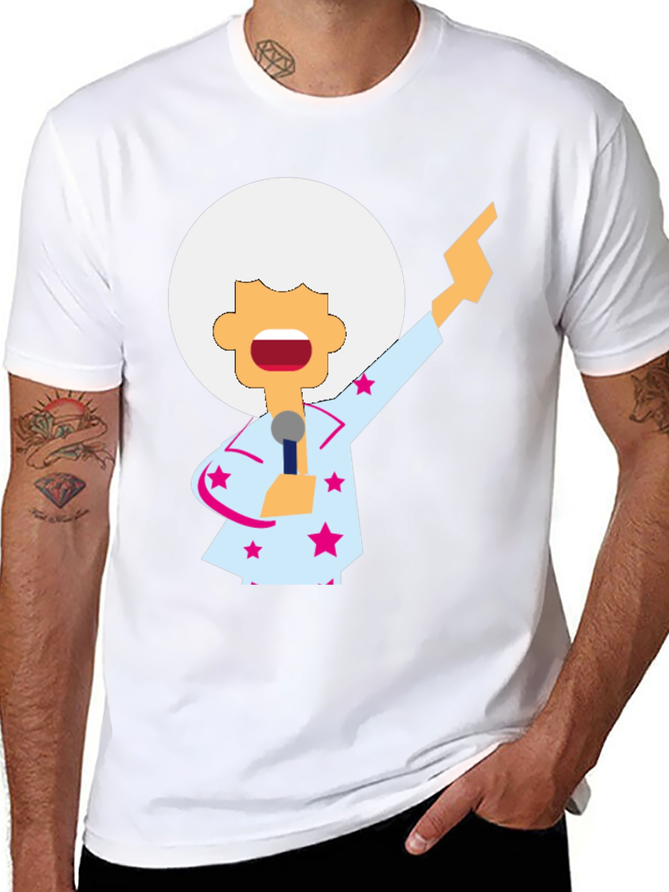 Retro Disco Cartoon T-Shirt