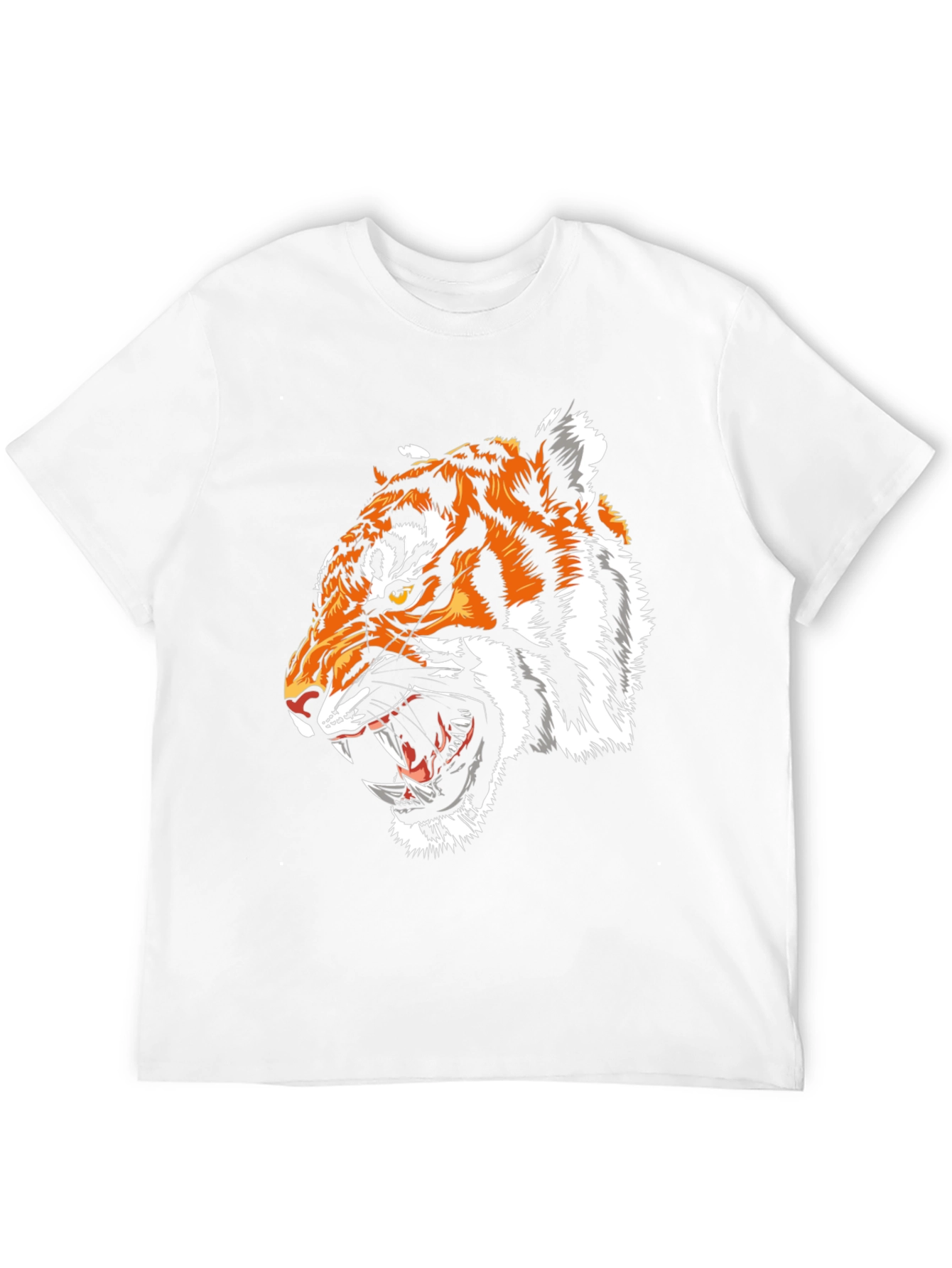 Roaring Tiger Graphic Tee - Fierce Black T-Shirt