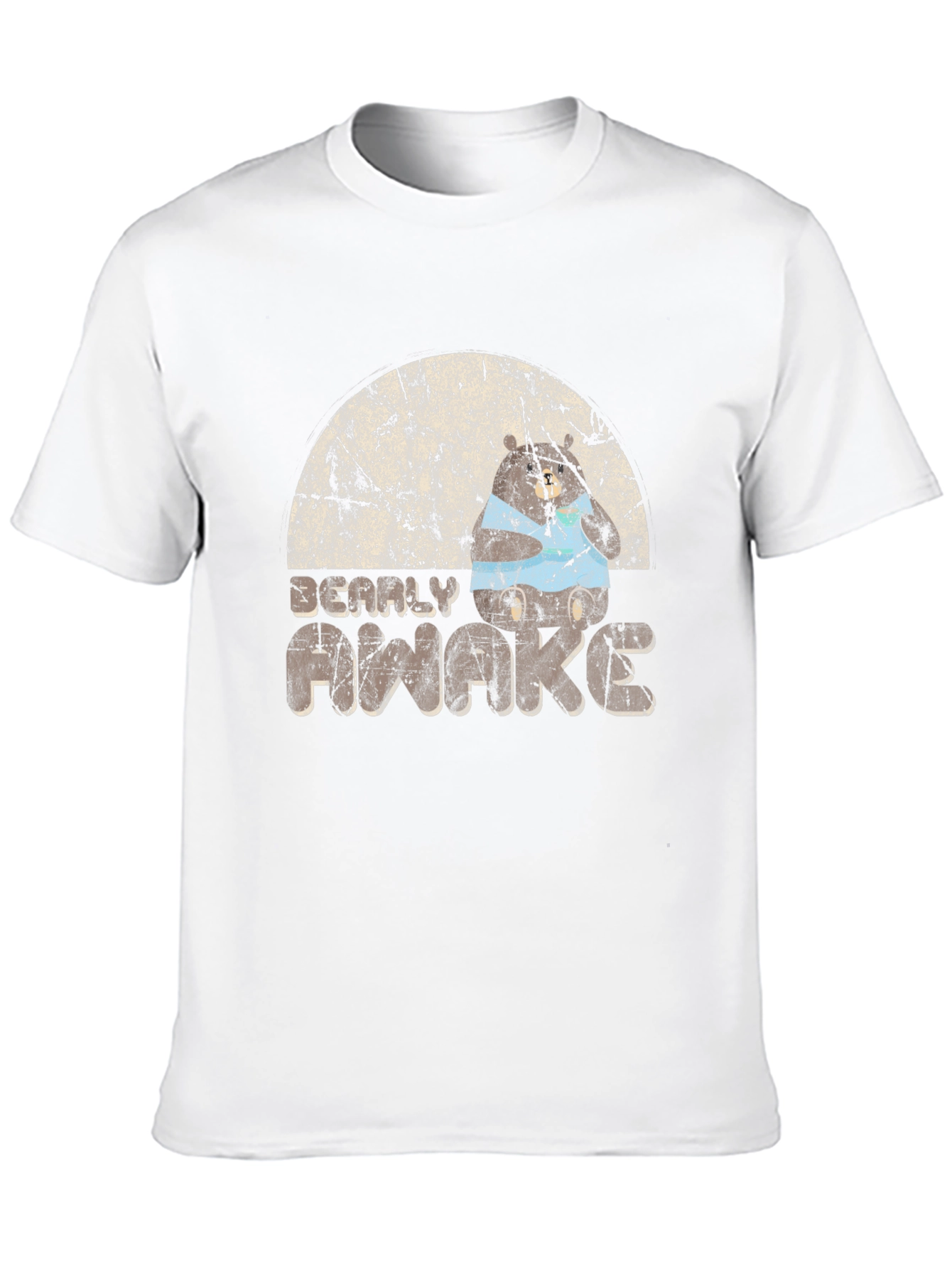 Bearly Awake Mens Graphic Tee