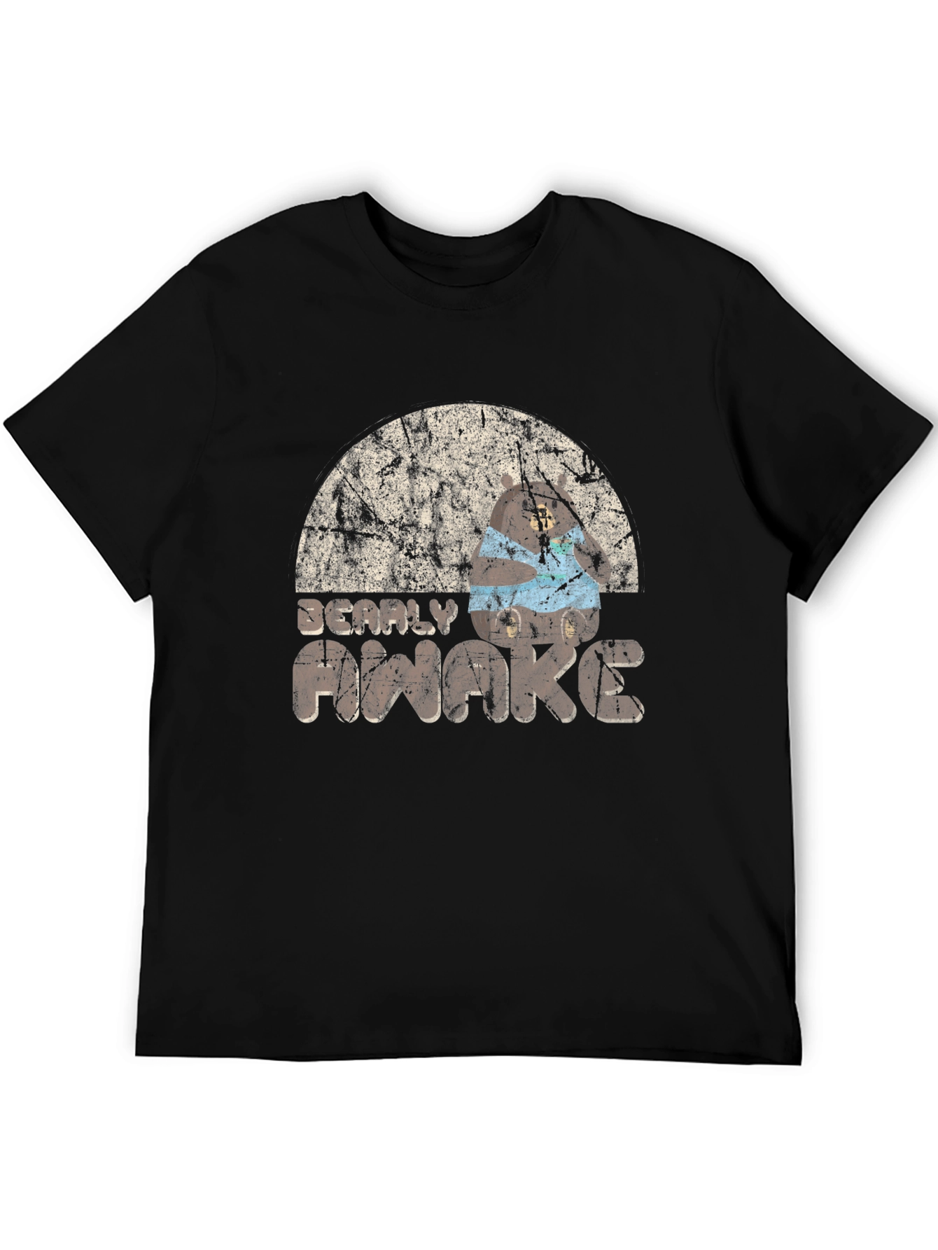 Bearly Awake Mens Graphic Tee