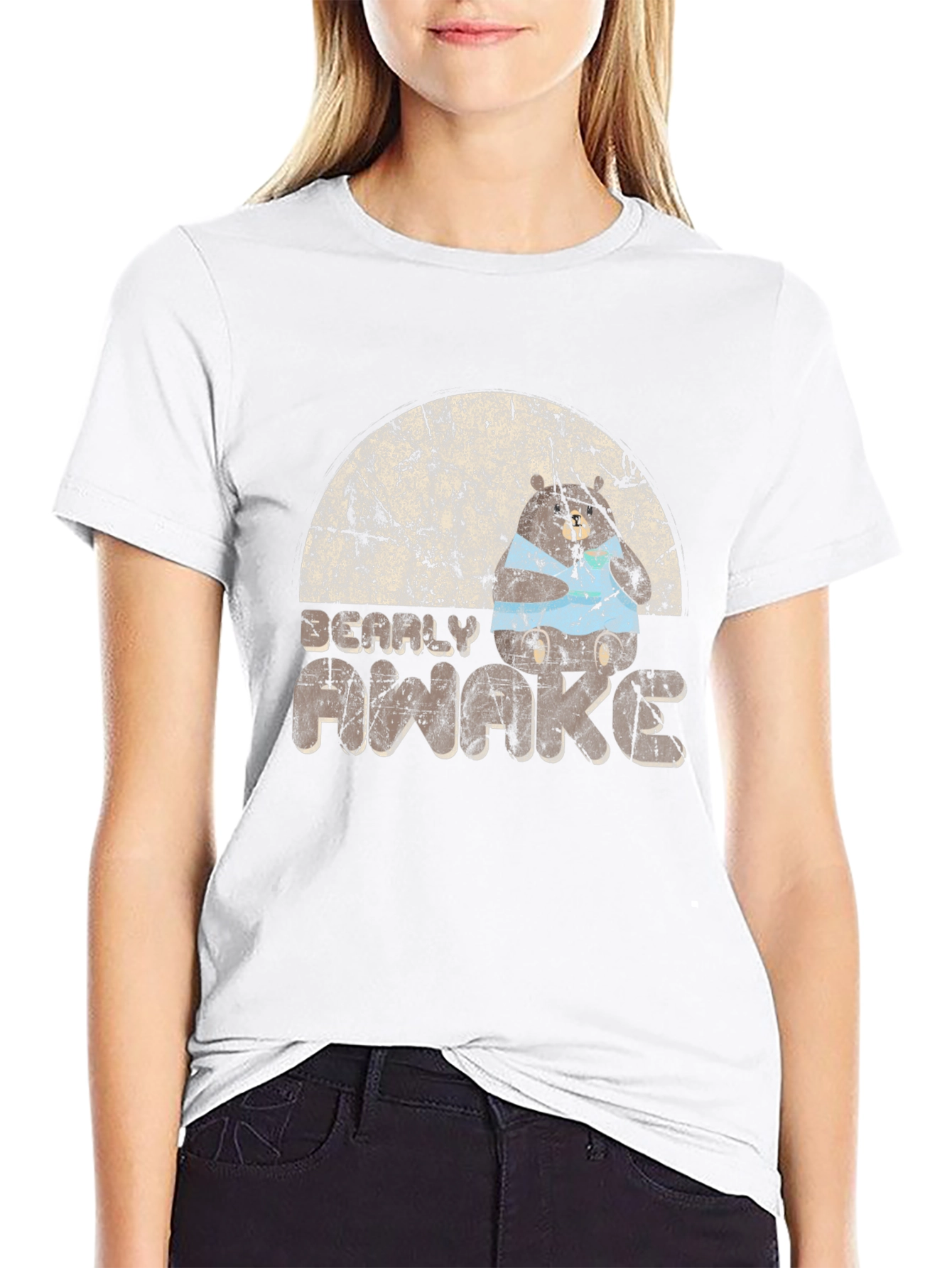 Bearly Awake Mens Graphic Tee