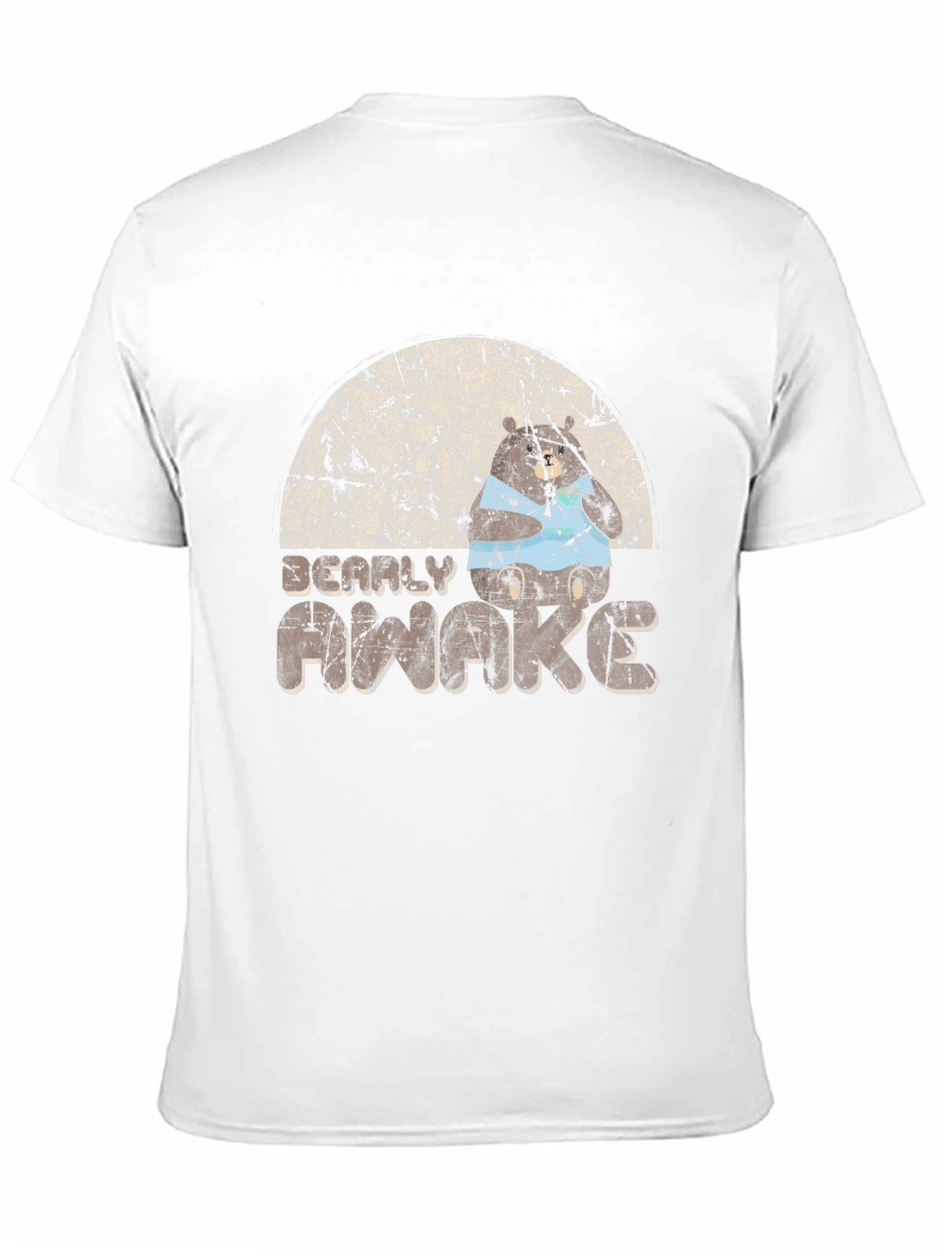 Bearly Awake Mens Graphic Tee