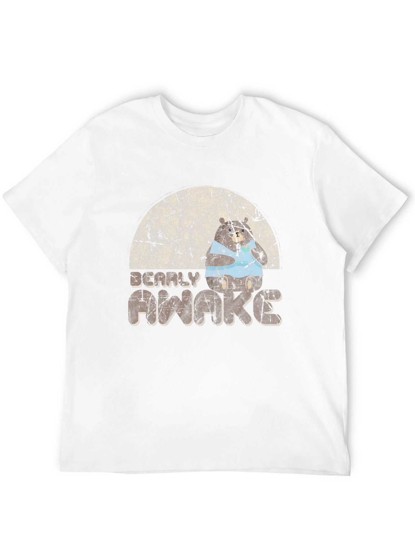 Bearly Awake Mens Graphic Tee