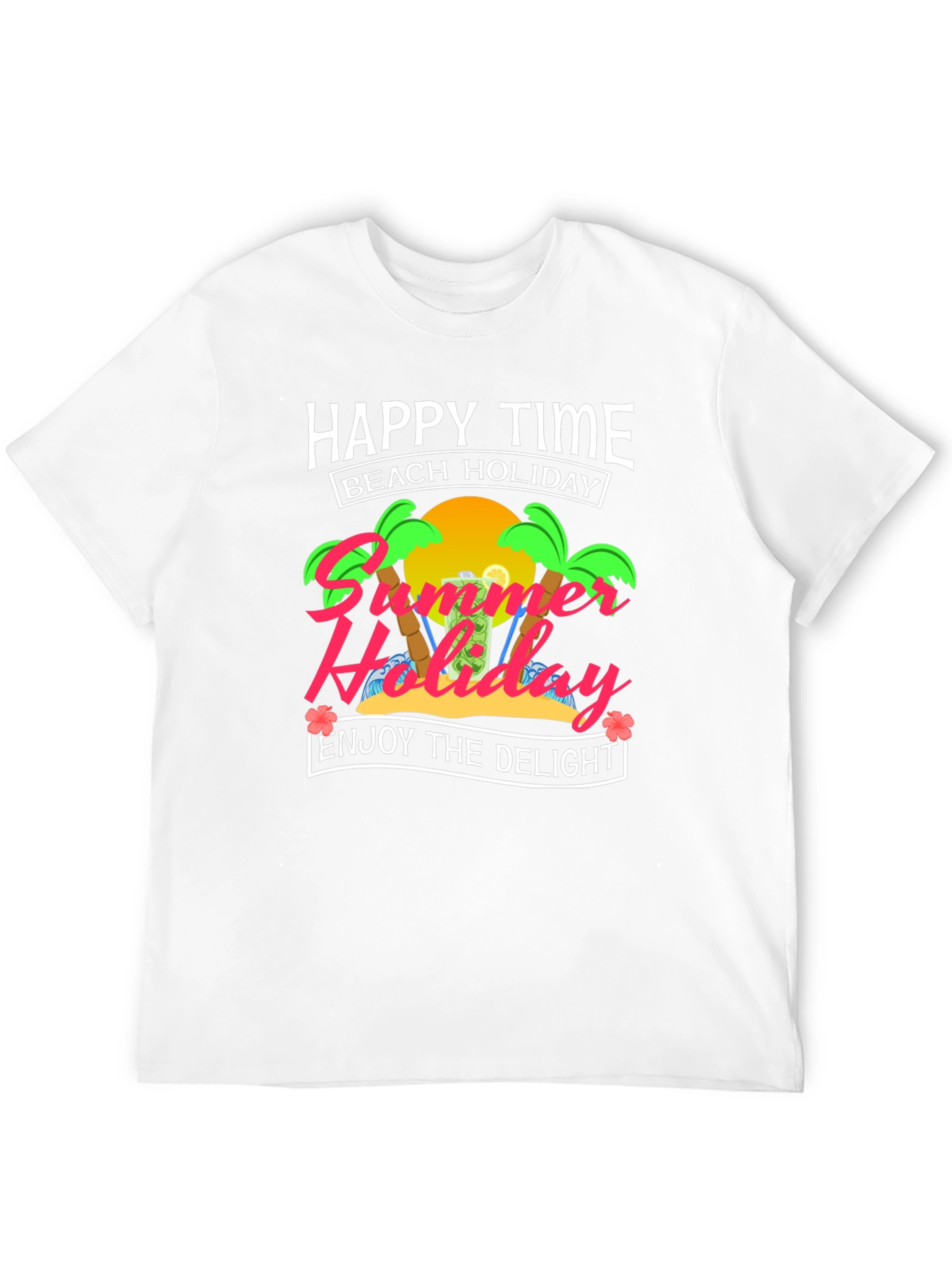 Happy Time Beach Holiday T-Shirt