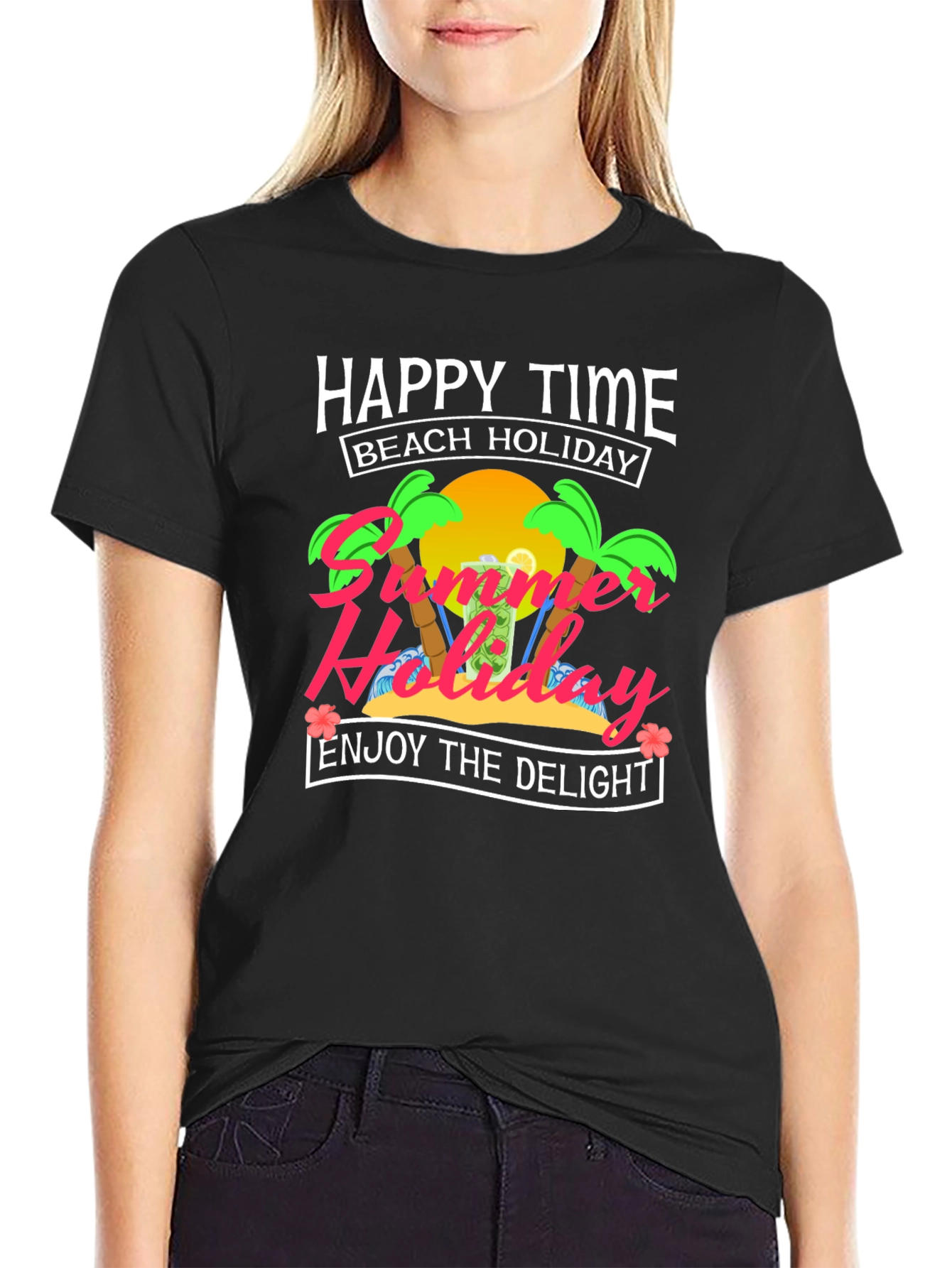 Happy Time Beach Holiday T-Shirt