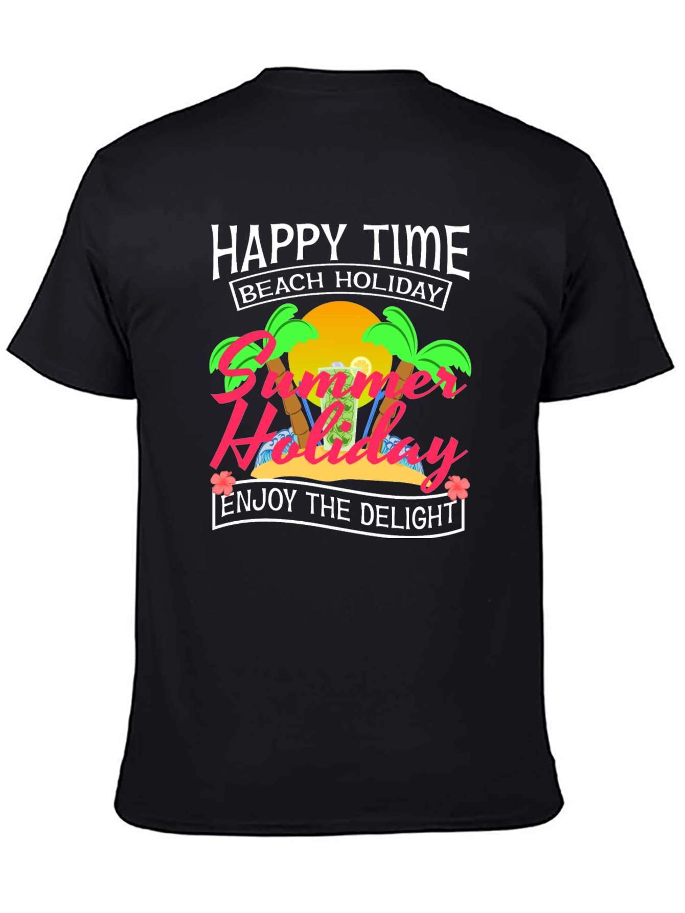 Happy Time Beach Holiday T-Shirt