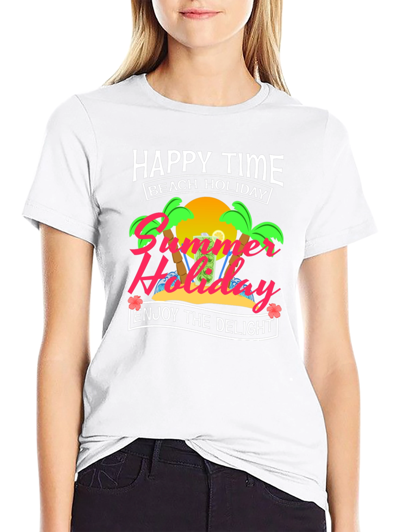 Happy Time Beach Holiday T-Shirt