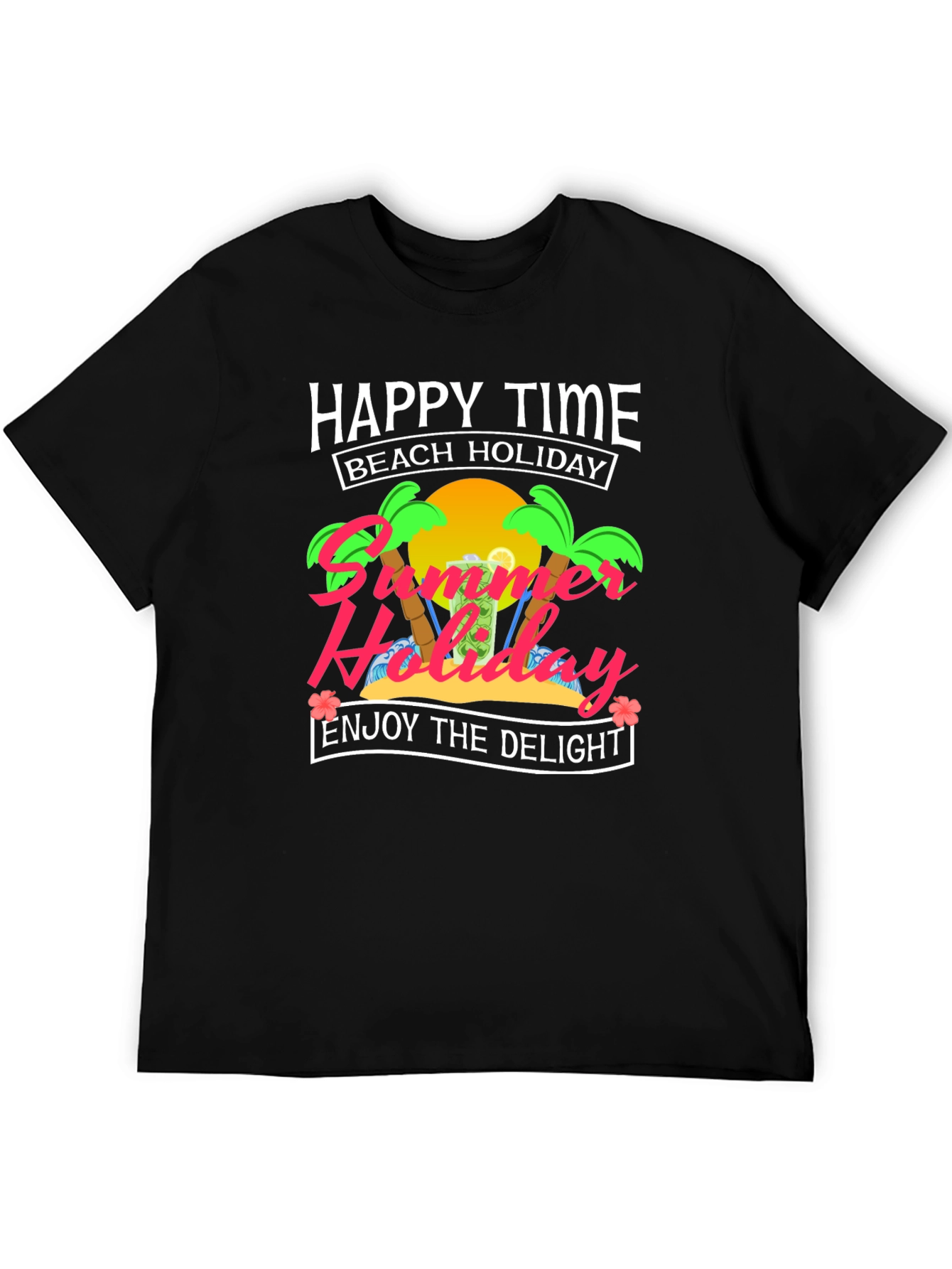 Happy Time Beach Holiday T-Shirt