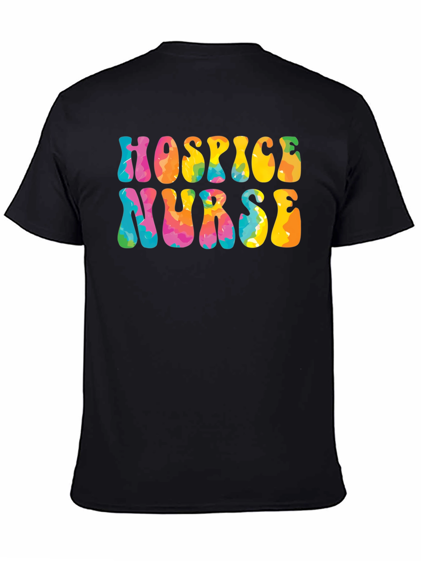 Hospice Nurse Tie Dye Graphic Tee