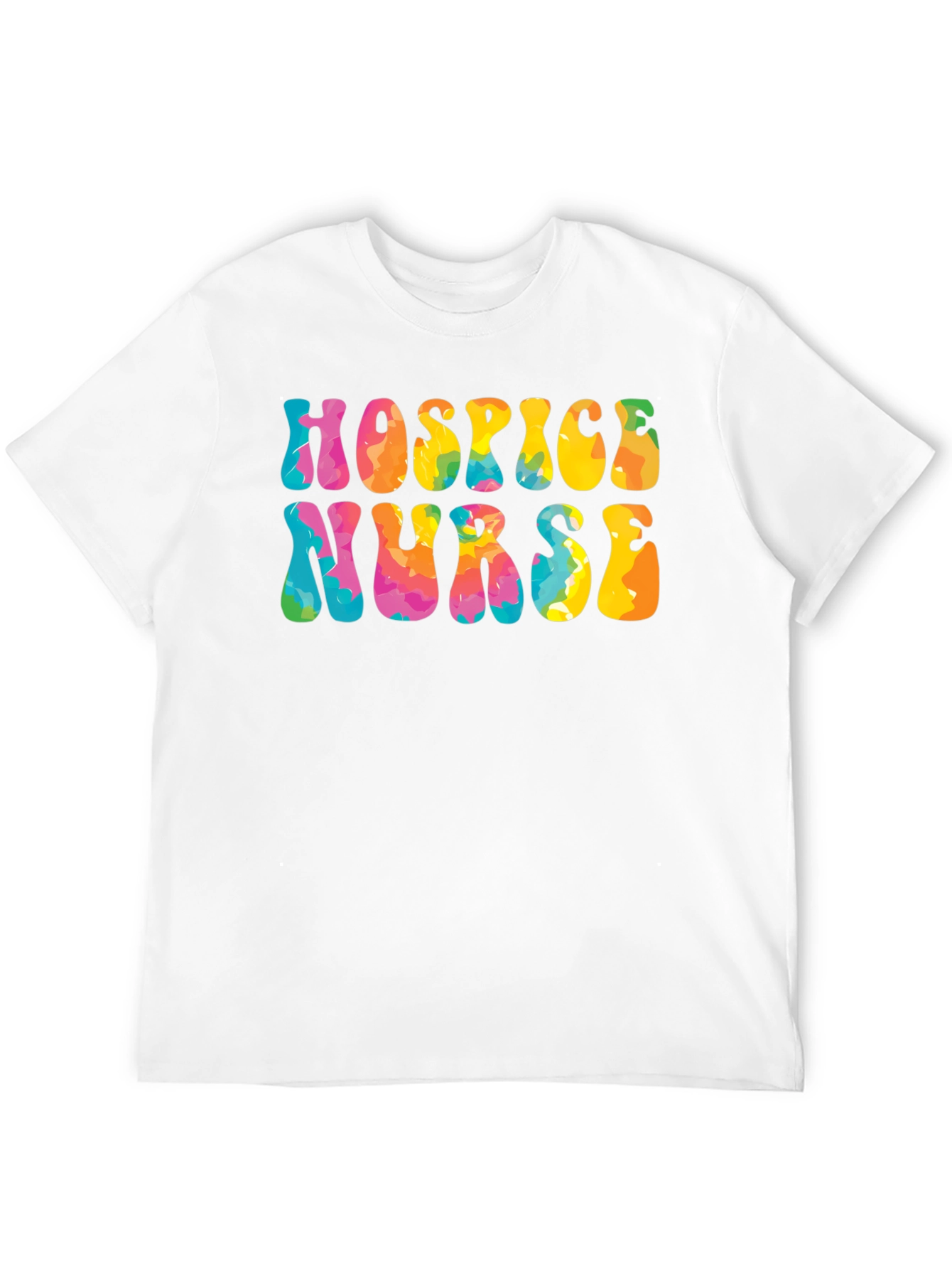Hospice Nurse Tie Dye Graphic Tee
