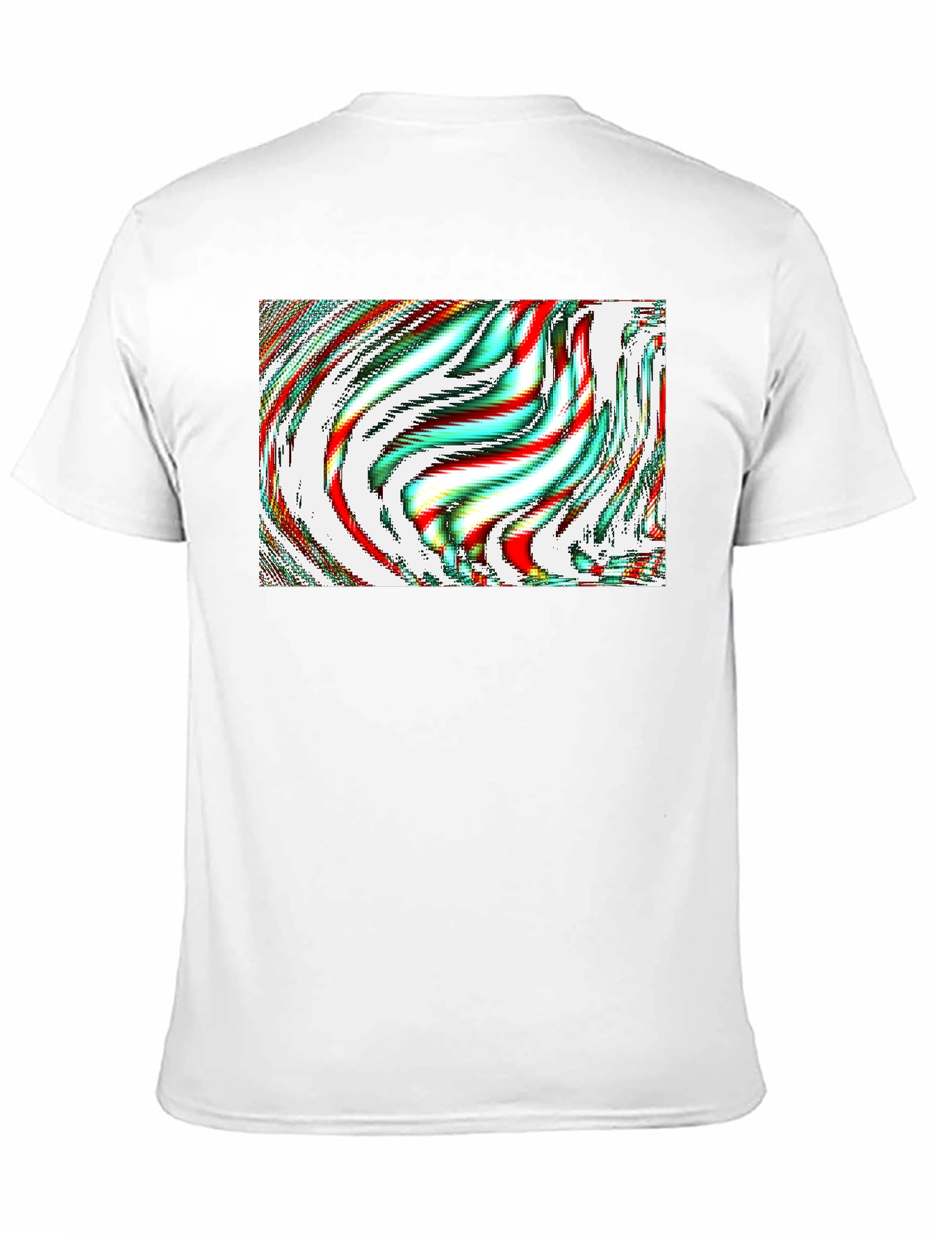 Abstract Art Graphic Tee - Mens Black T-Shirt