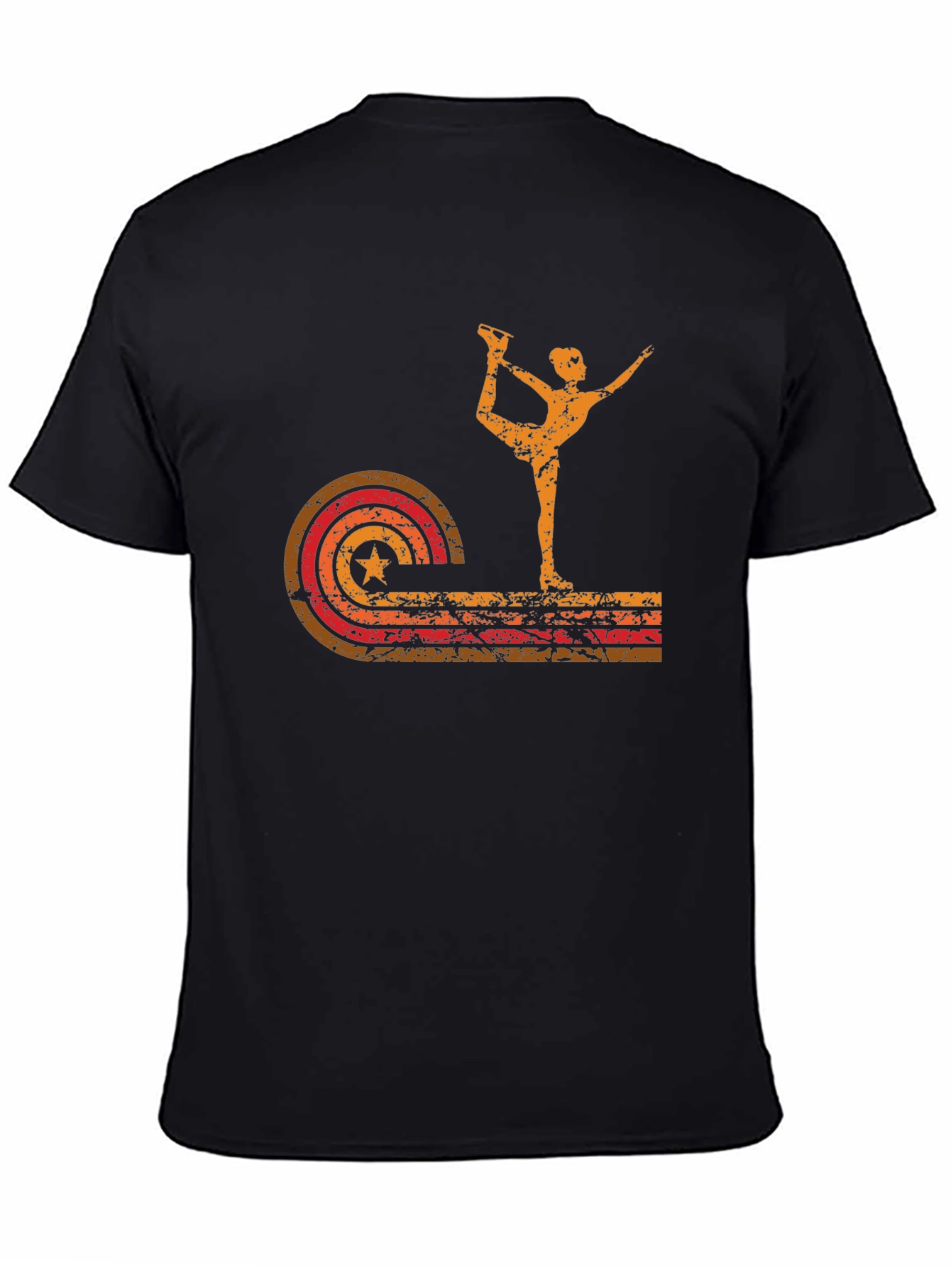 Retro Ice Skater Graphic T-Shirt