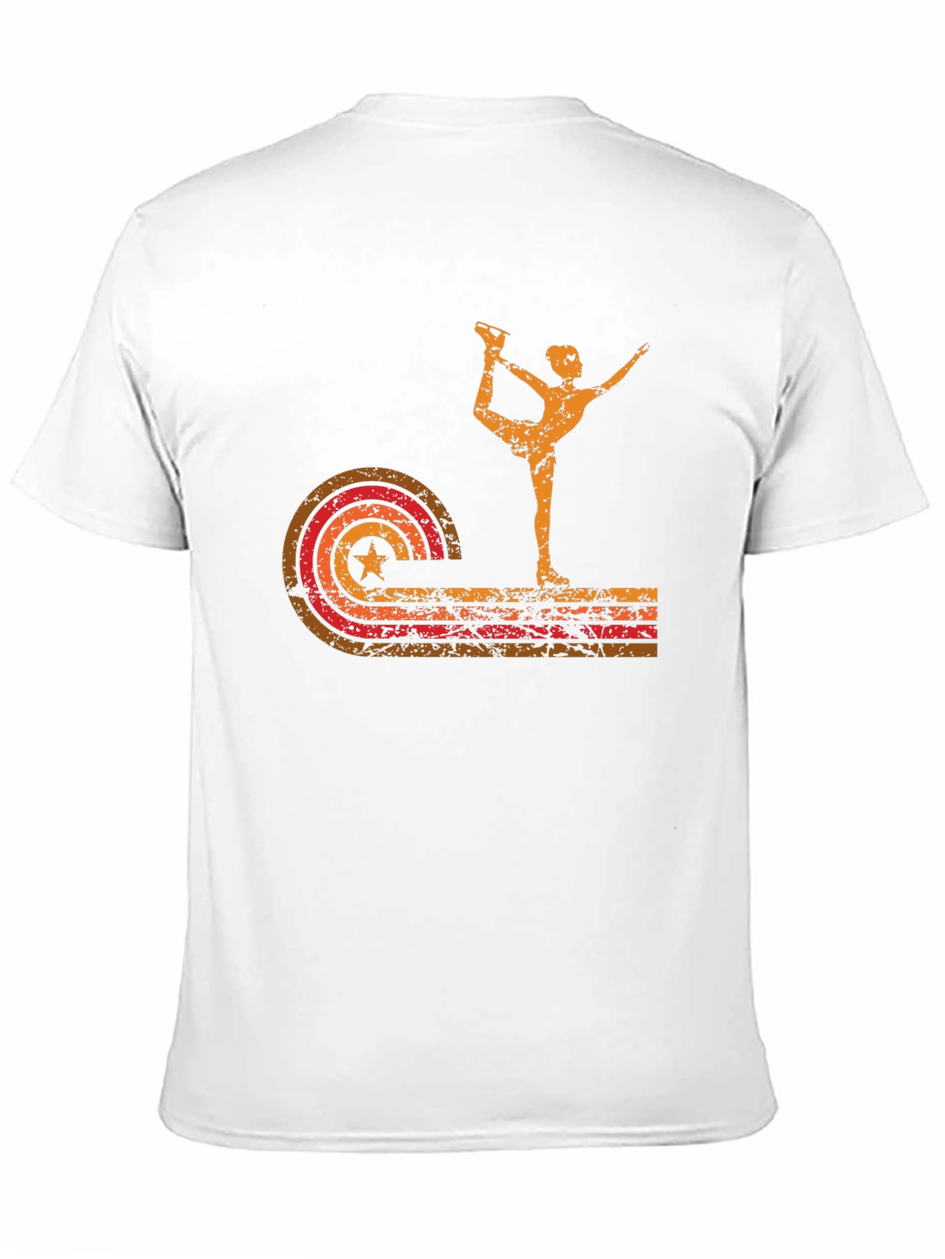 Retro Ice Skater Graphic T-Shirt