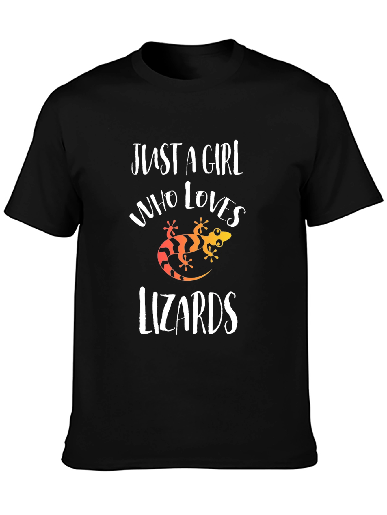 Girl Who Loves Lizards Graphic Tee