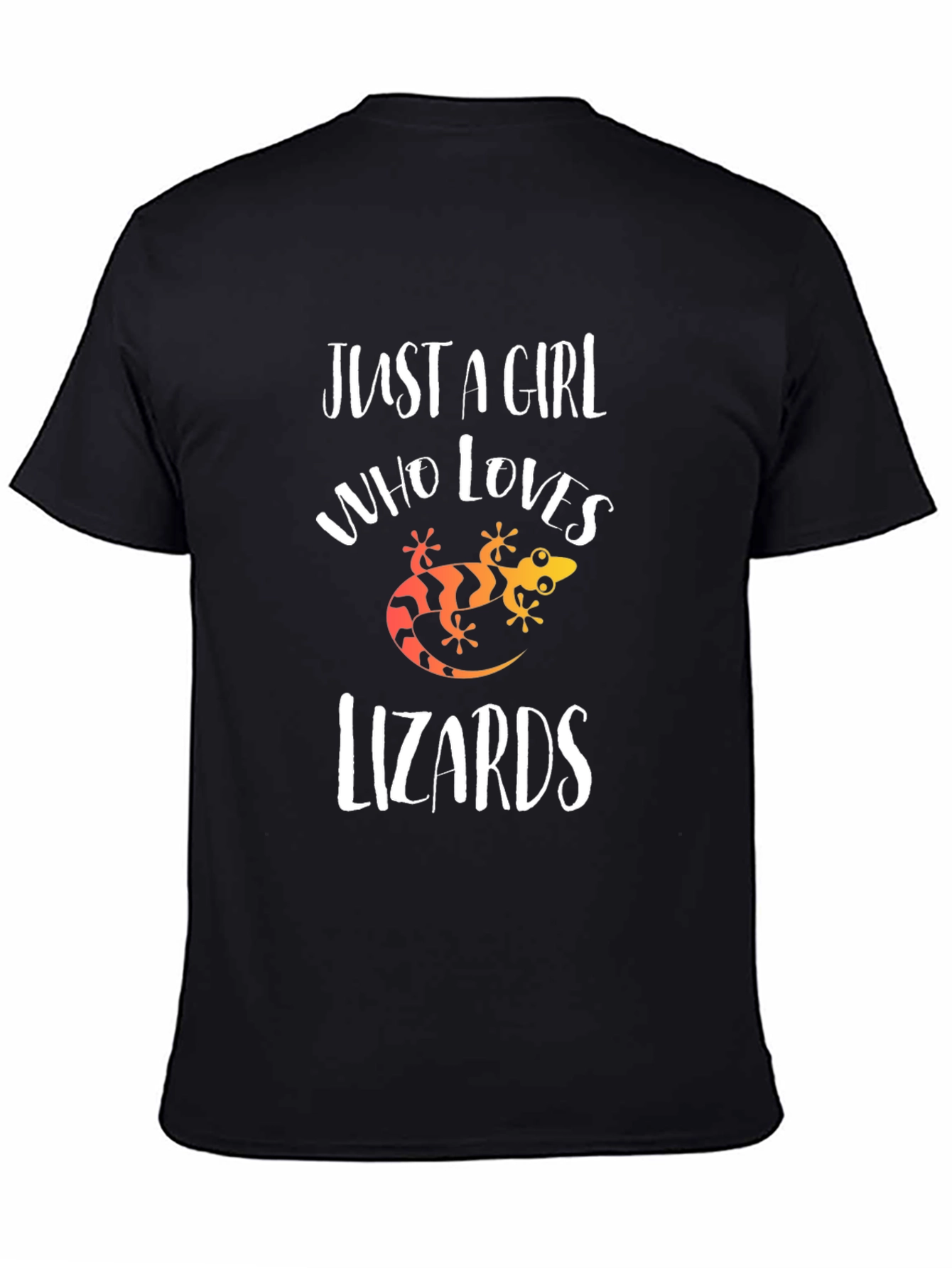 Girl Who Loves Lizards Graphic Tee