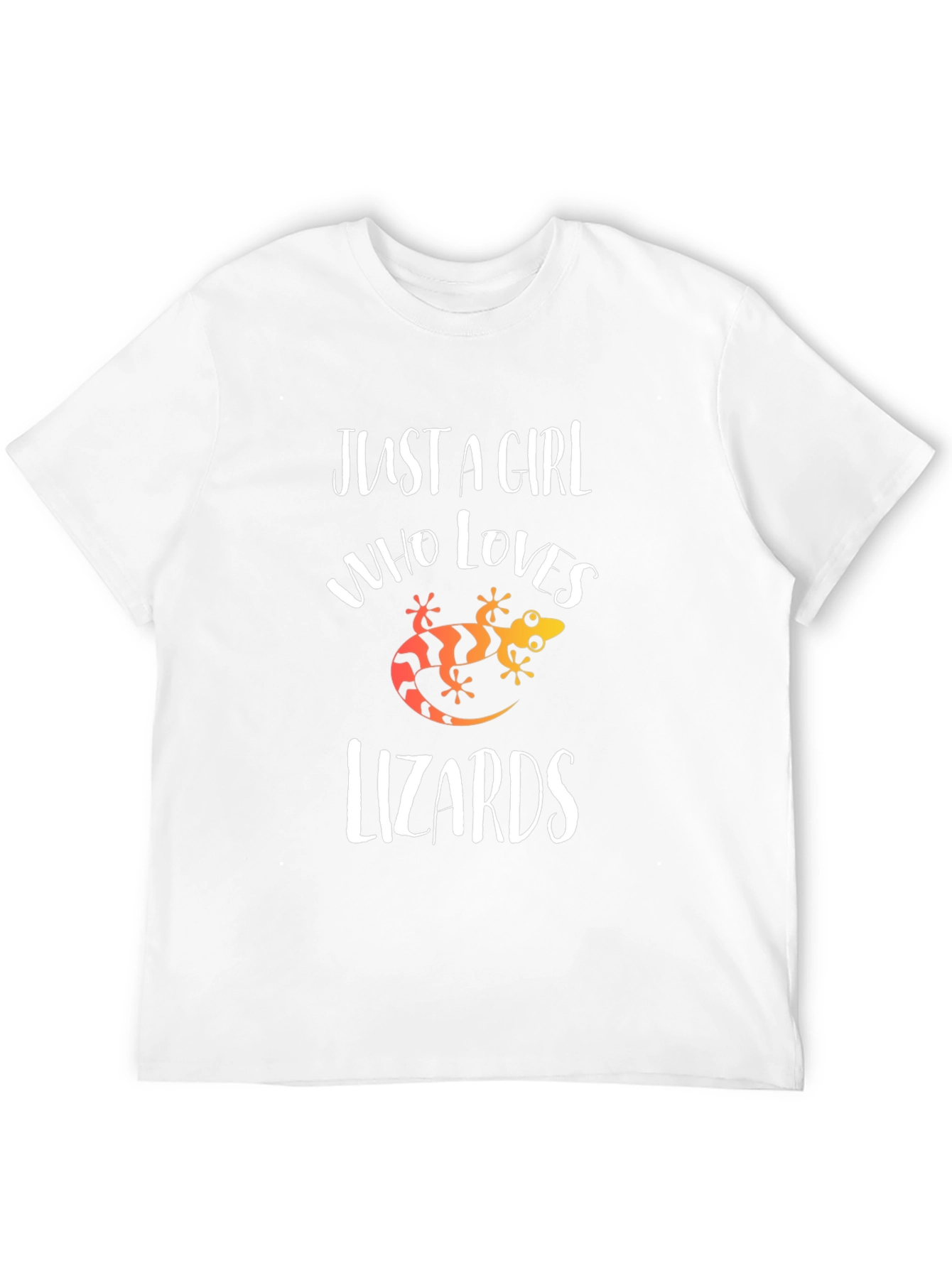 Girl Who Loves Lizards Graphic Tee