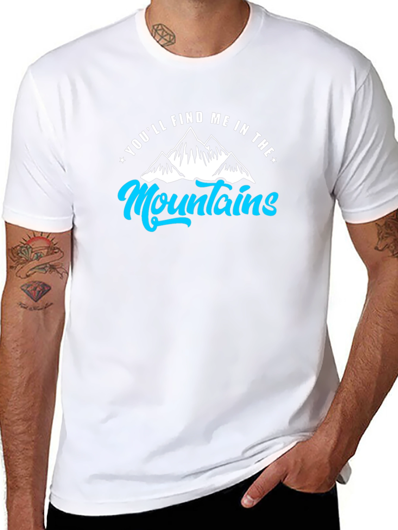 Mountains Graphic Tee - Find Me in the Mountains